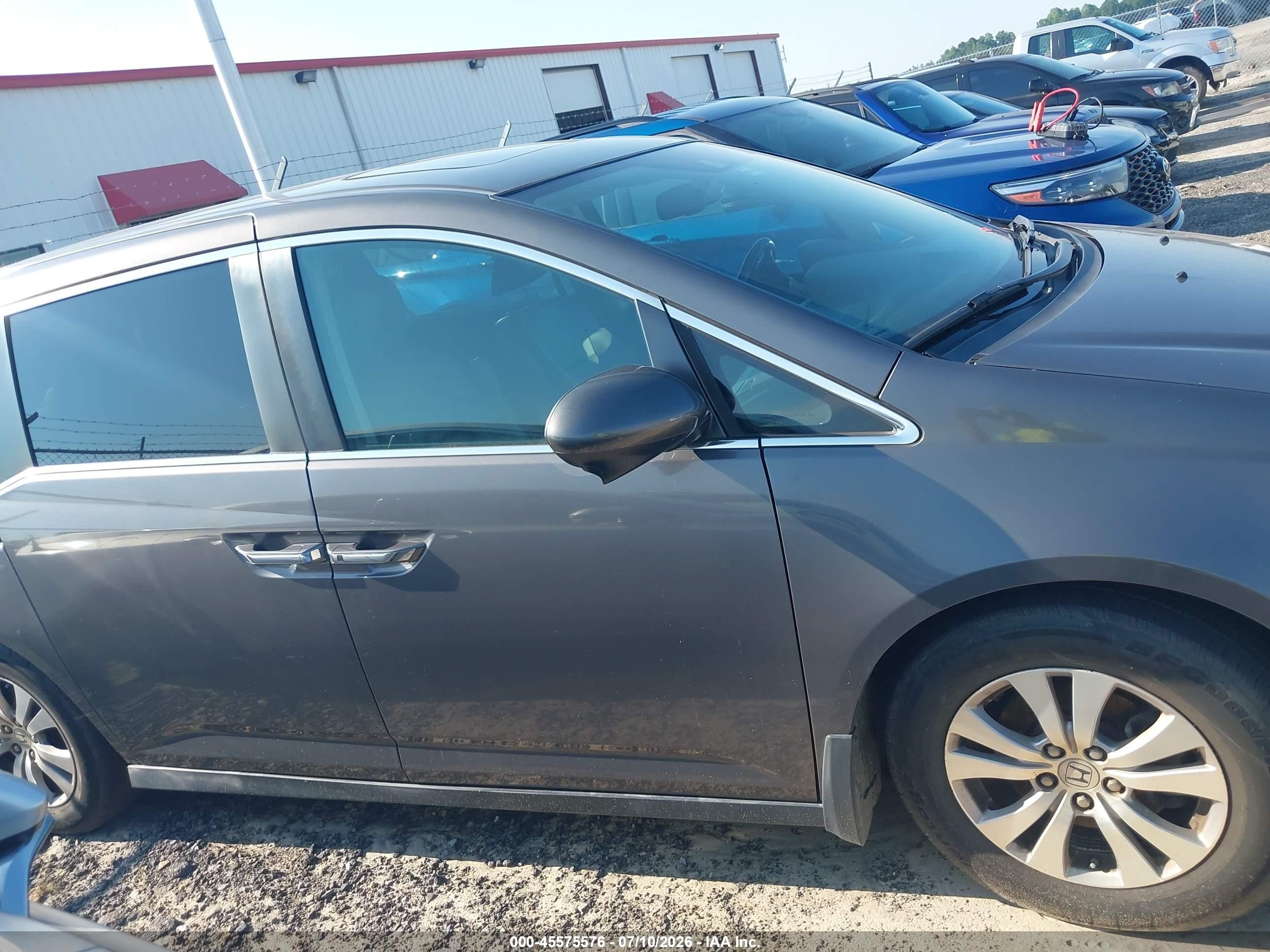 2015 Honda Odyssey Ex-l Серый vin: 5FNRL5H69FB124895