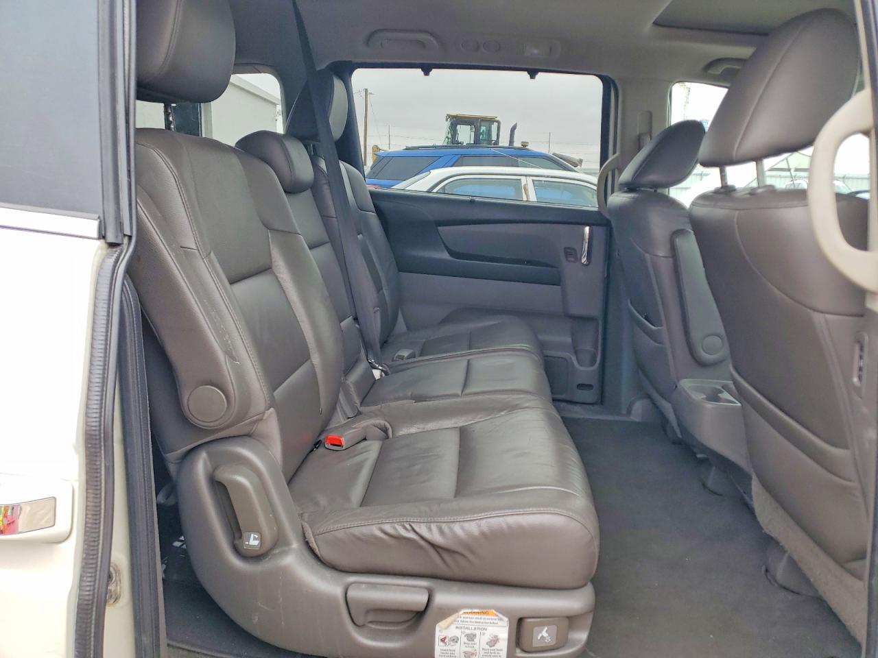 2015 Honda Odyssey Exl White vin: 5FNRL5H69FB128901
