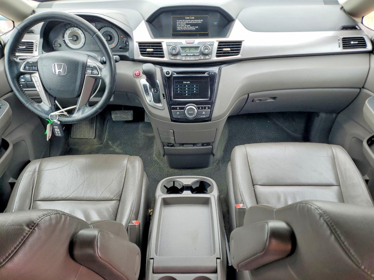 2015 Honda Odyssey Exl White vin: 5FNRL5H69FB128901