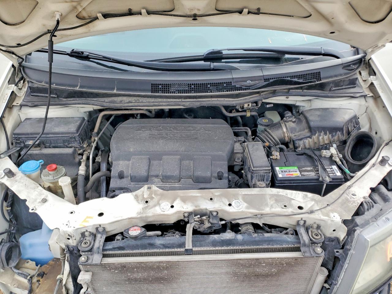 2015 Honda Odyssey Exl White vin: 5FNRL5H69FB128901