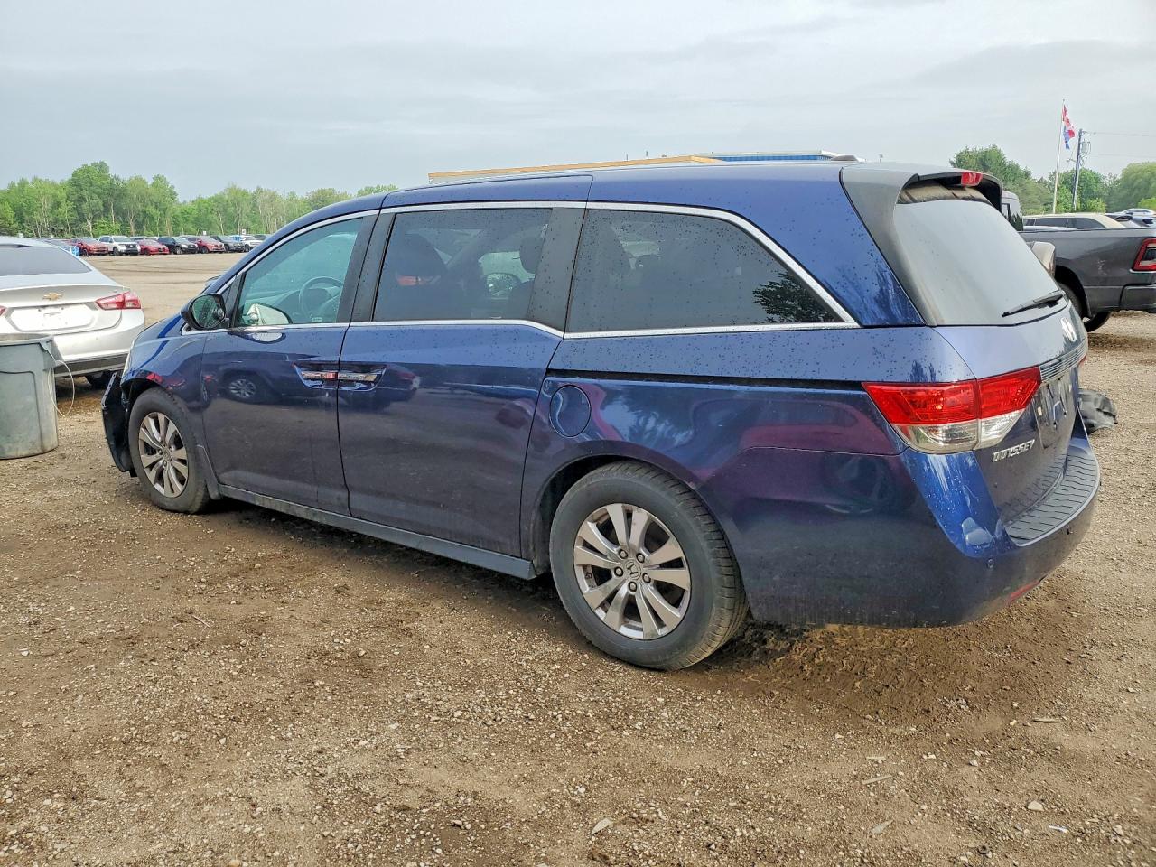 2015 Honda Odysseyexl Blue vin: 5FNRL5H69FB507252