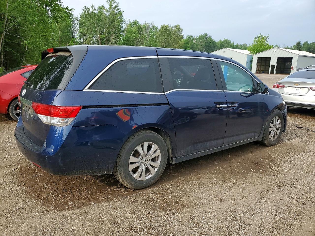 2015 Honda Odysseyexl Blue vin: 5FNRL5H69FB507252
