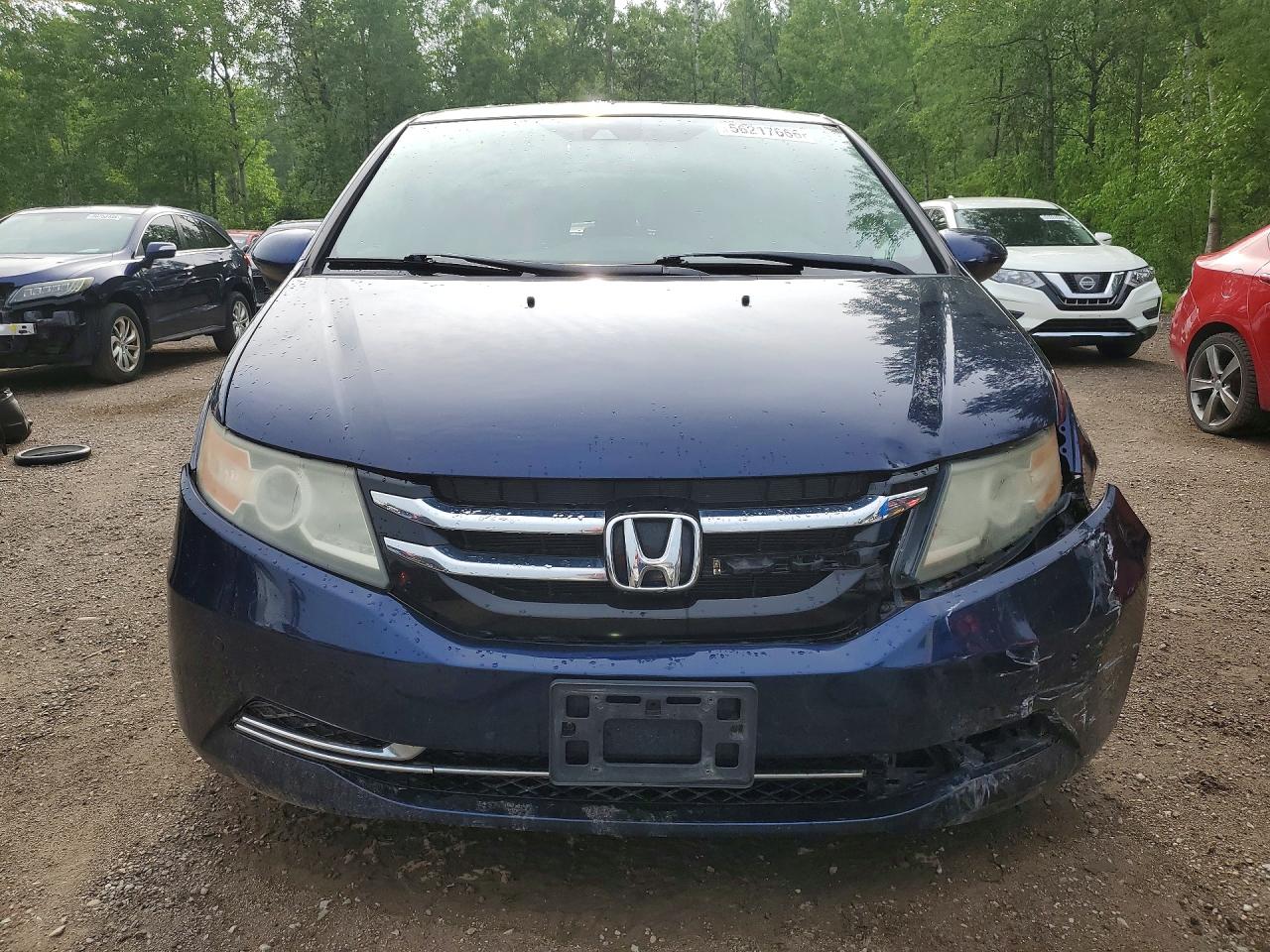2015 Honda Odysseyexl Blue vin: 5FNRL5H69FB507252