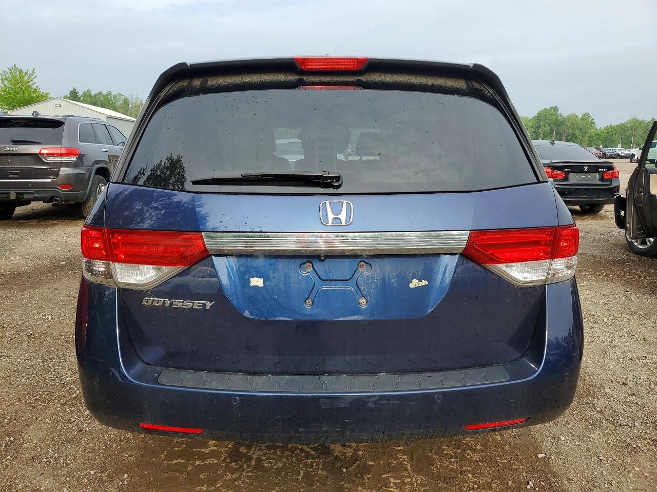 2015 Honda Odysseyexl Blue vin: 5FNRL5H69FB507252