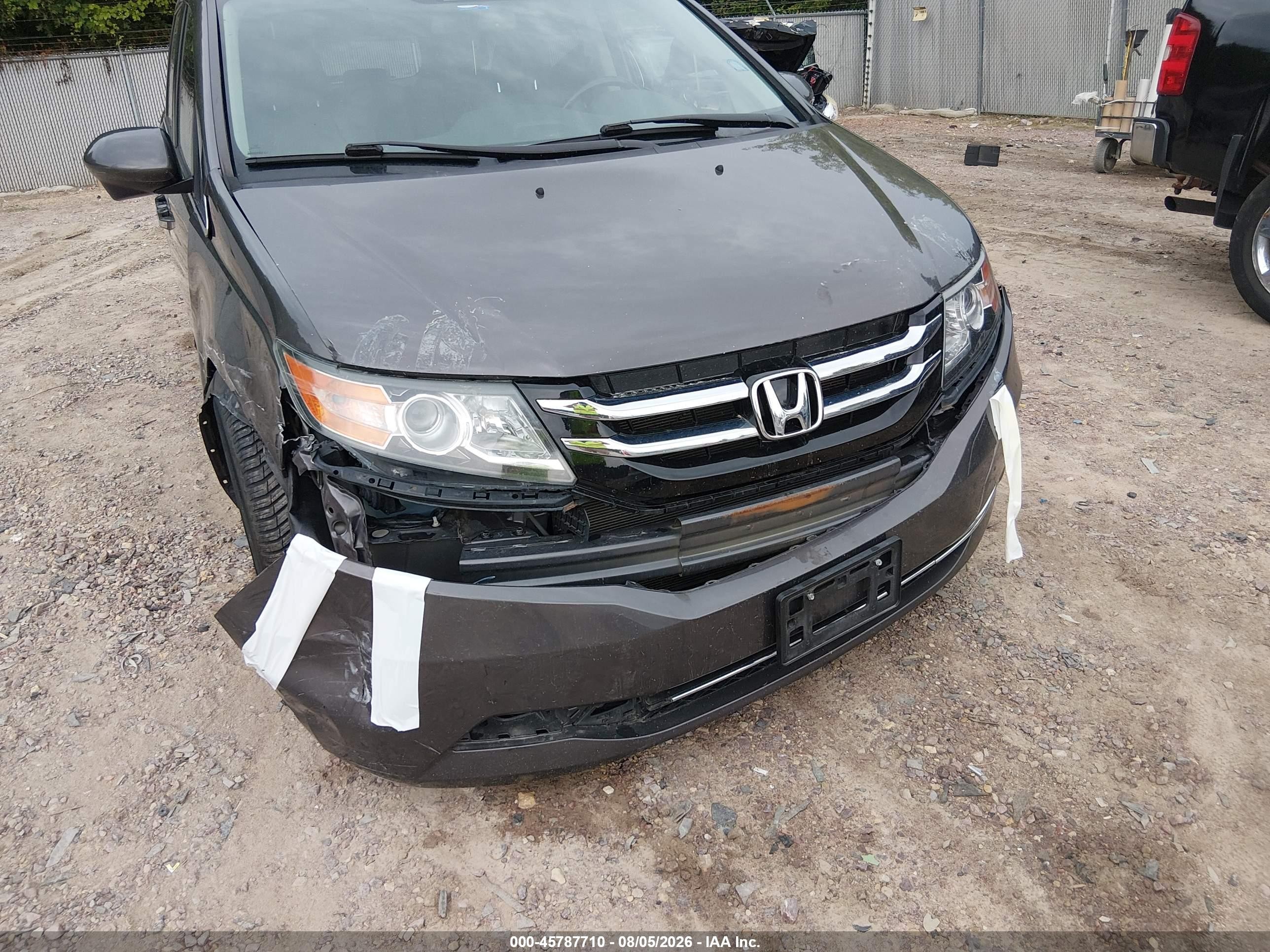 2016 Honda Odyssey Ex-l Gray vin: 5FNRL5H69GB074789