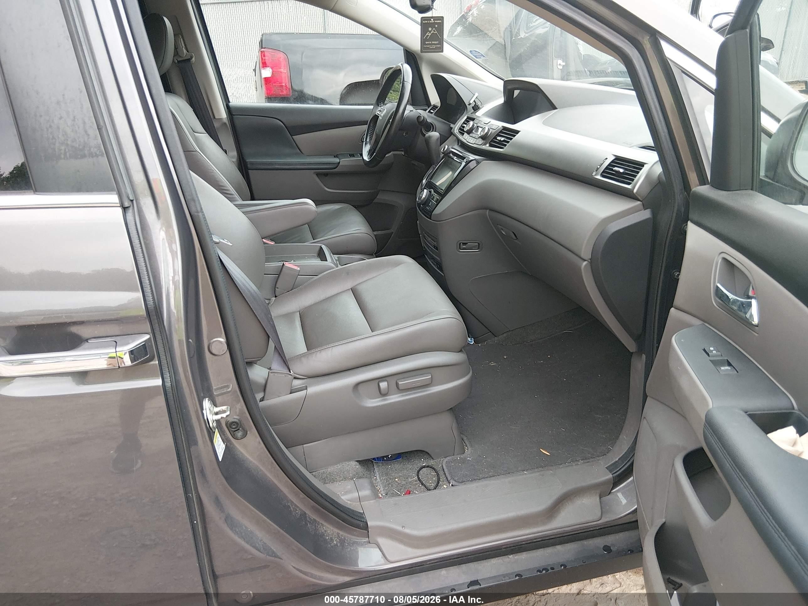 2016 Honda Odyssey Ex-l Gray vin: 5FNRL5H69GB074789