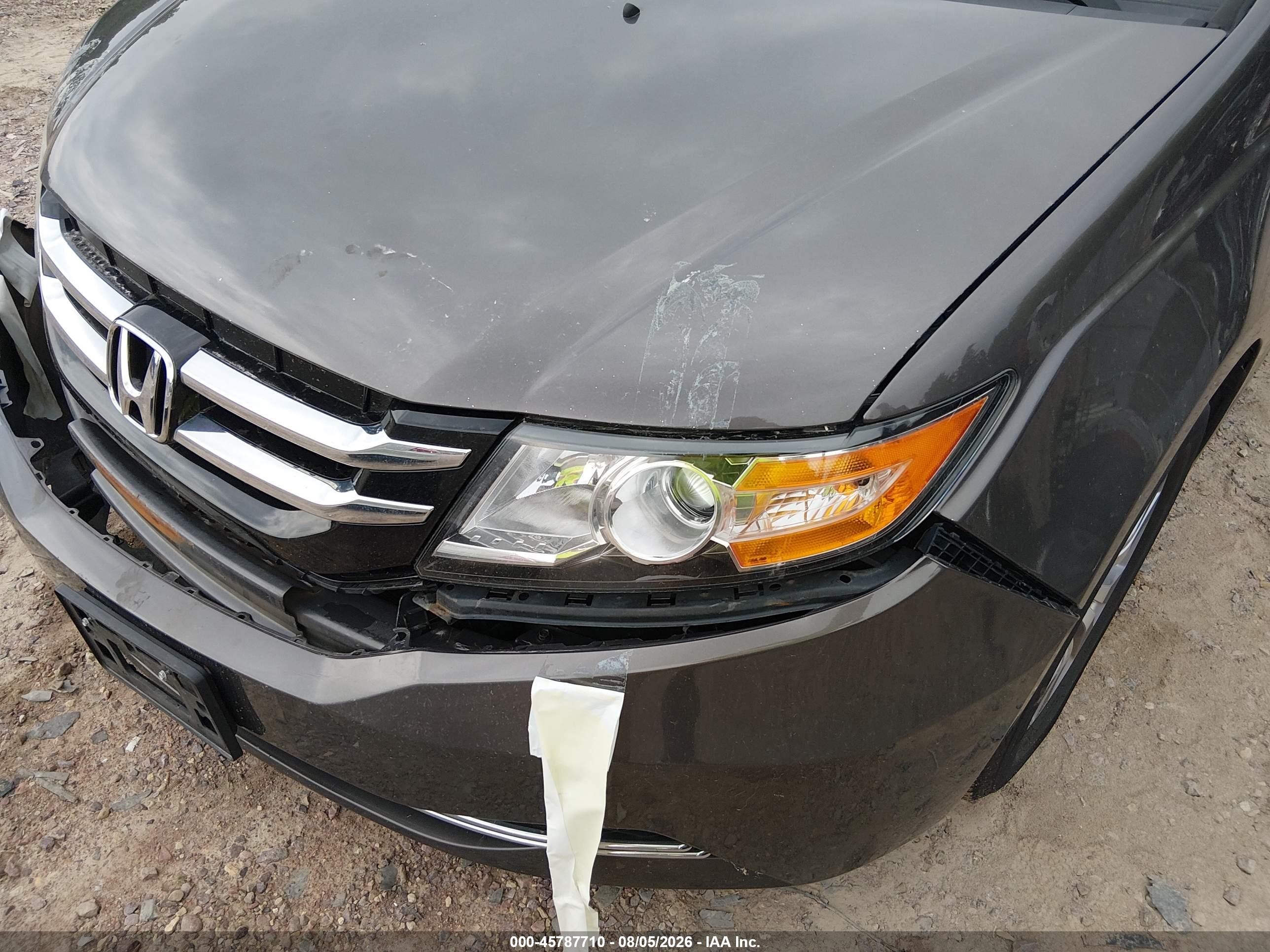 2016 Honda Odyssey Ex-l Gray vin: 5FNRL5H69GB074789