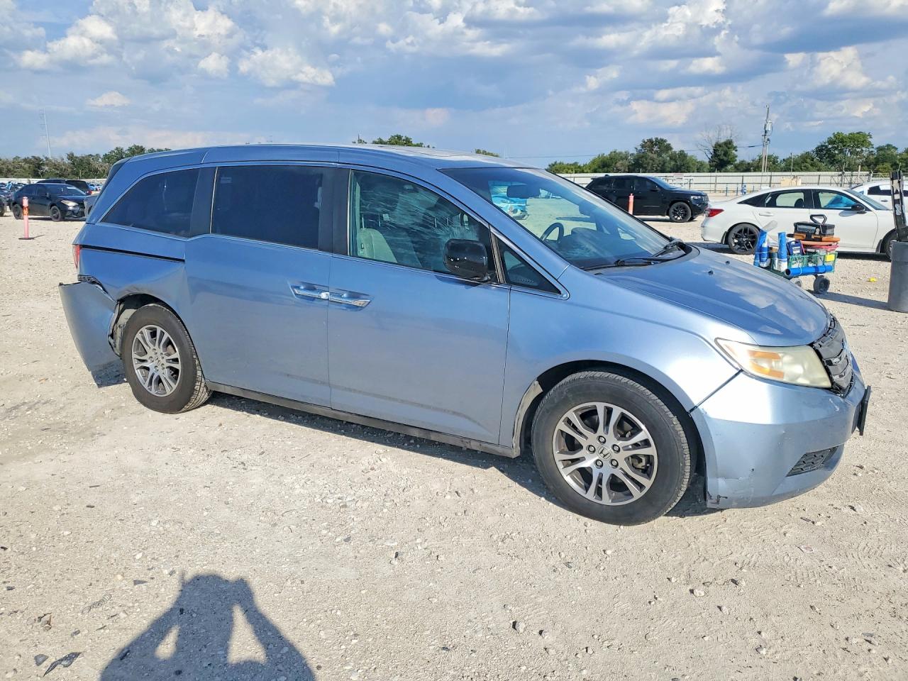 2011 Honda Odyssey Exl Silver vin: 5FNRL5H6XBB013606