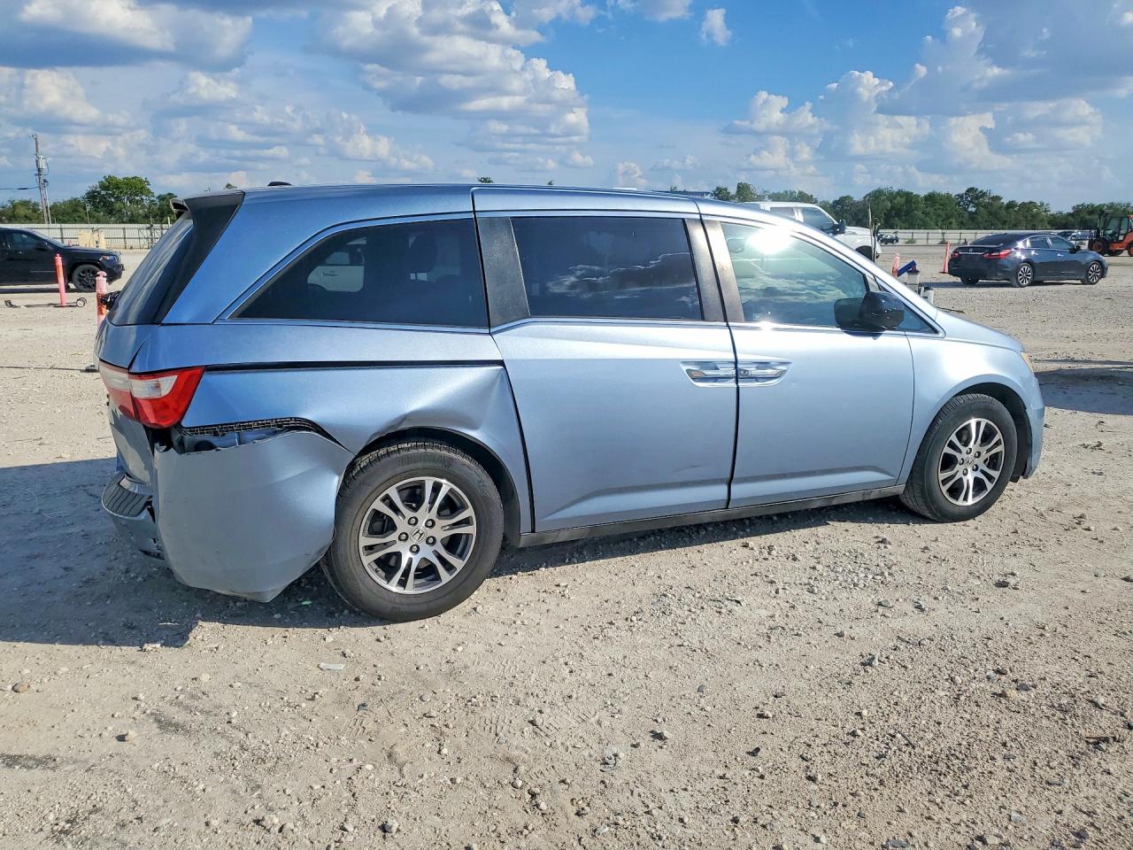 2011 Honda Odyssey Exl Silver vin: 5FNRL5H6XBB013606