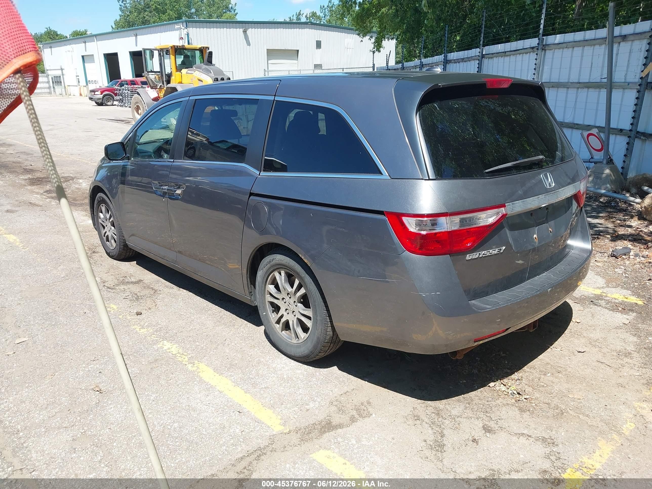 2011 Honda Odyssey Ex-l Gray vin: 5FNRL5H6XBB016165