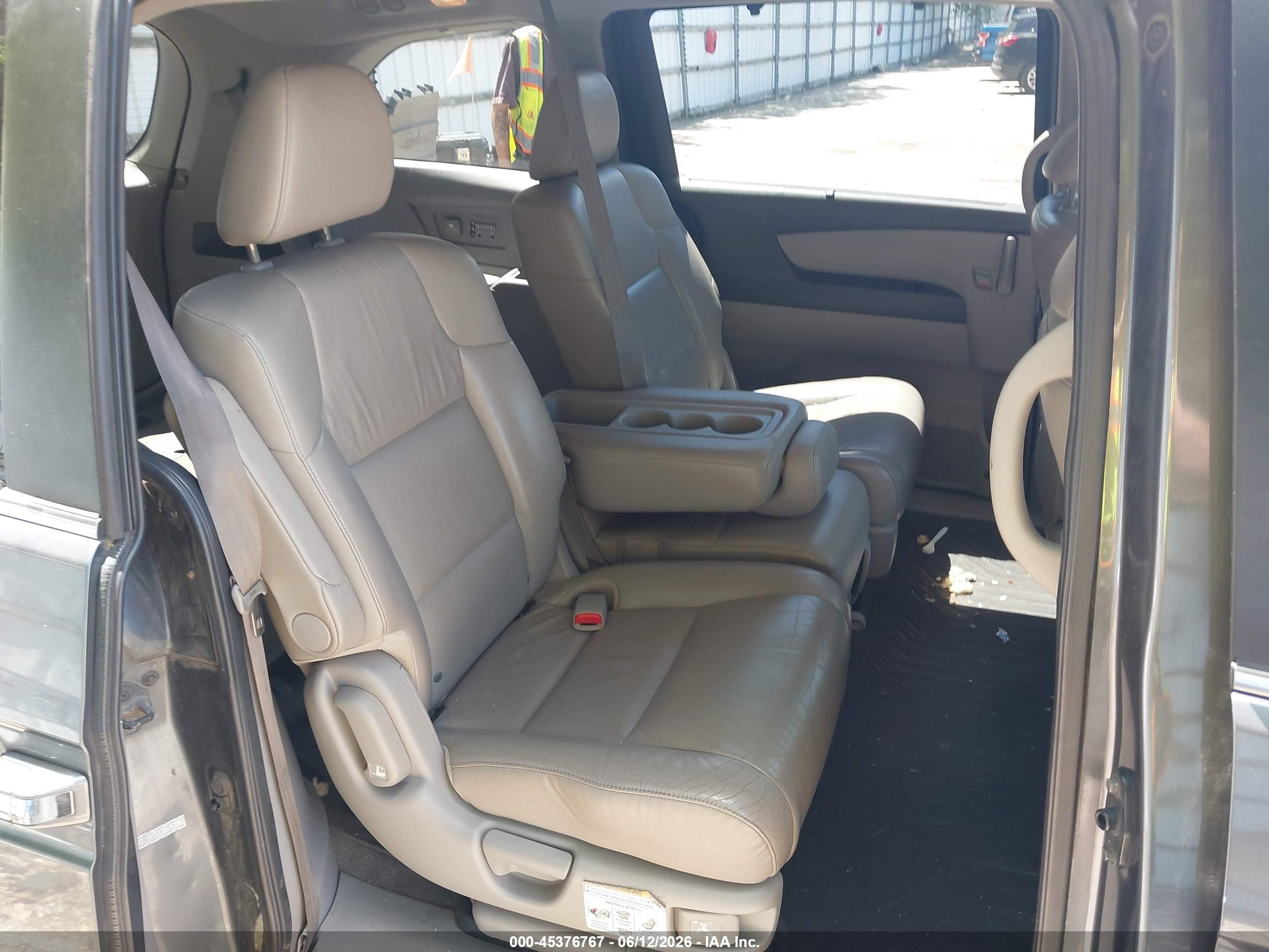 2011 Honda Odyssey Ex-l Gray vin: 5FNRL5H6XBB016165