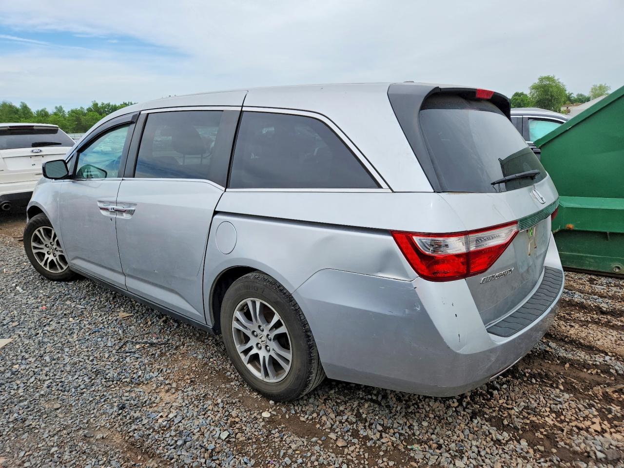 2011 Honda Odyssey Exl Серебряный vin: 5FNRL5H6XBB016845