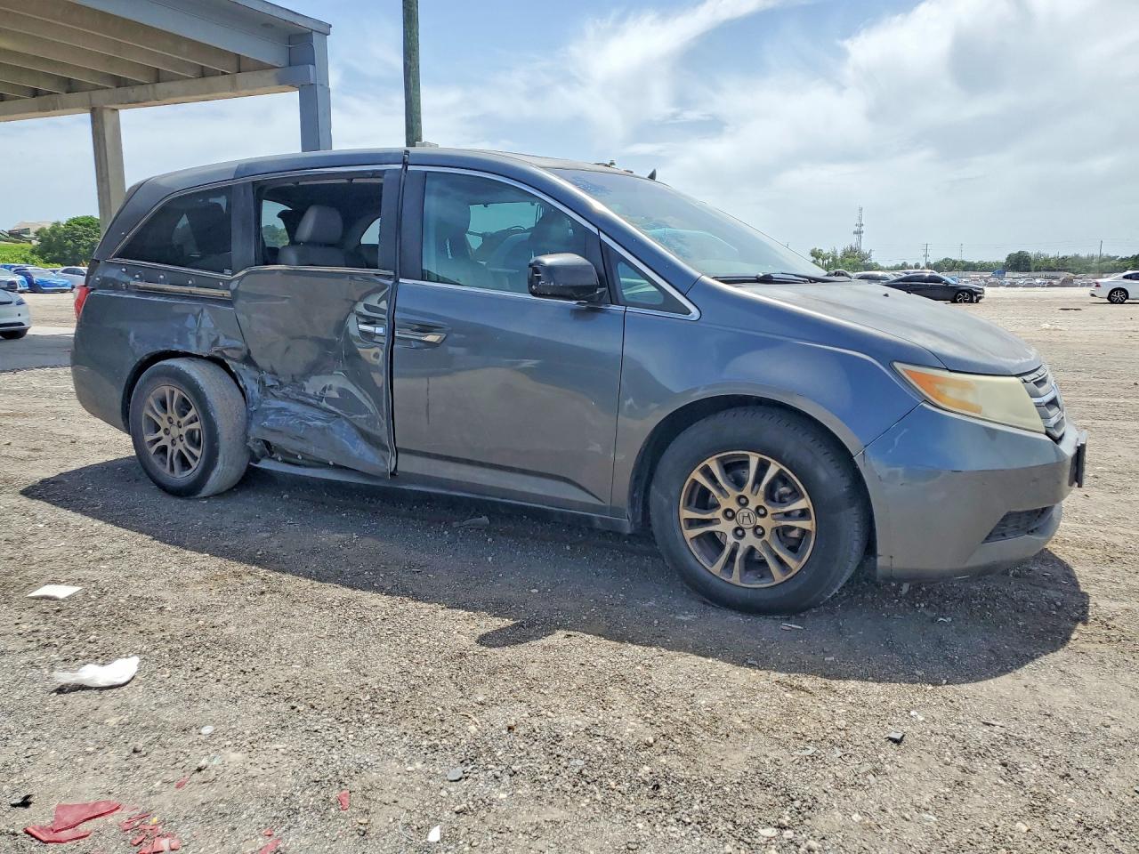 2011 Honda Odyssey Exl Charcoal vin: 5FNRL5H6XBB019860