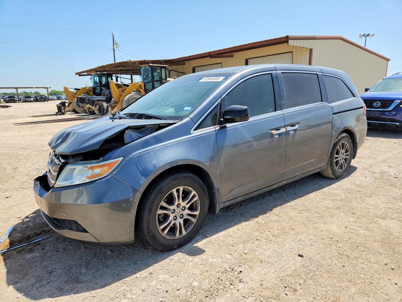 2011 Honda Odyssey Exl Gray vin: 5FNRL5H6XBB025934