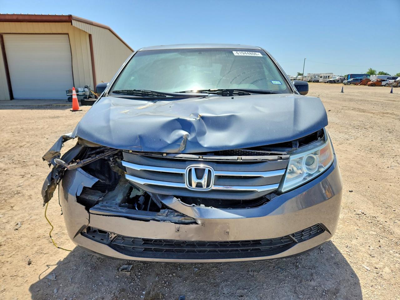 2011 Honda Odyssey Exl Gray vin: 5FNRL5H6XBB025934