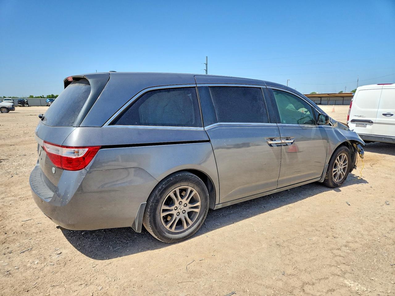 2011 Honda Odyssey Exl Gray vin: 5FNRL5H6XBB025934