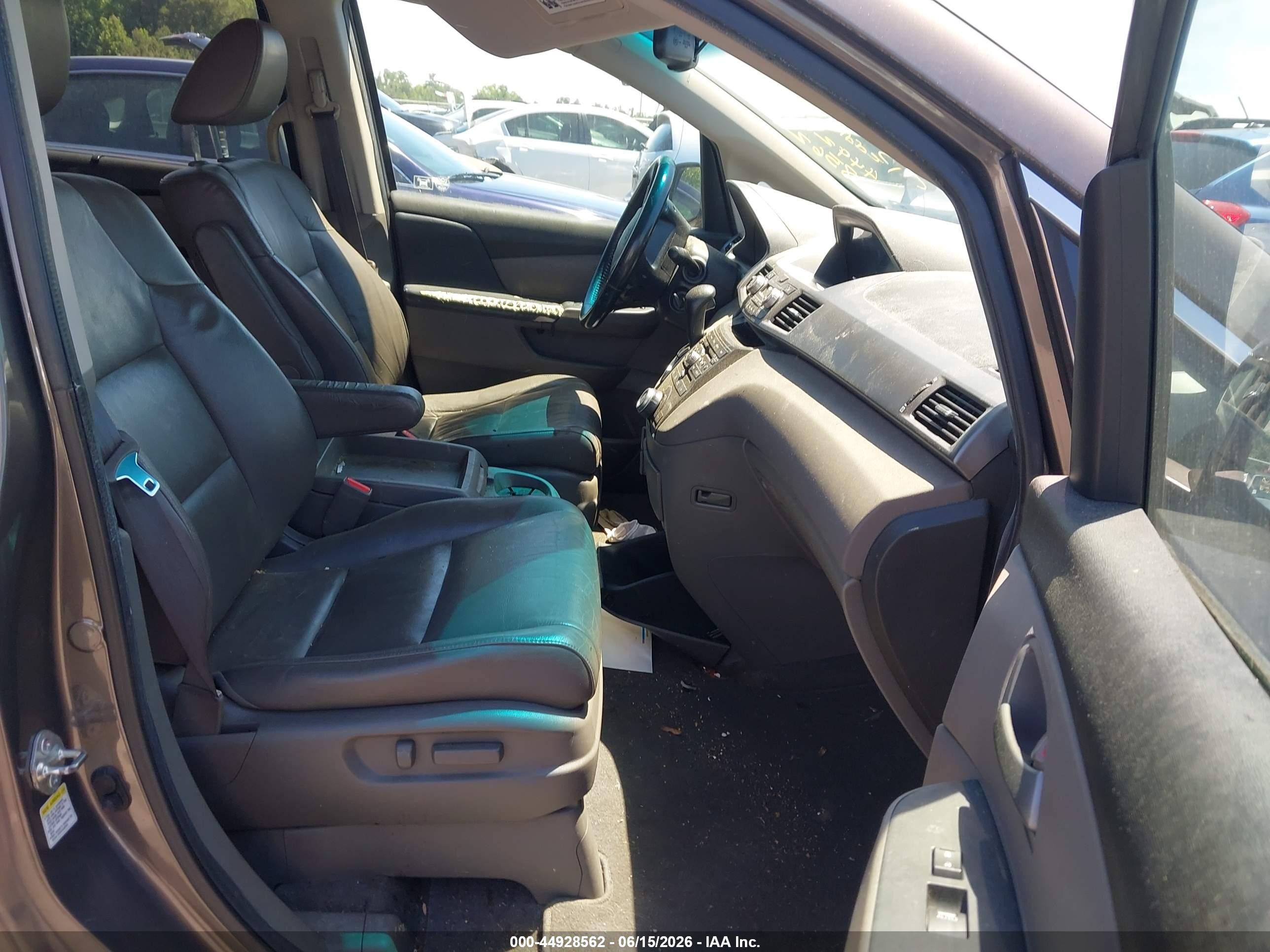2011 Honda Odyssey Ex-l Gray vin: 5FNRL5H6XBB026730