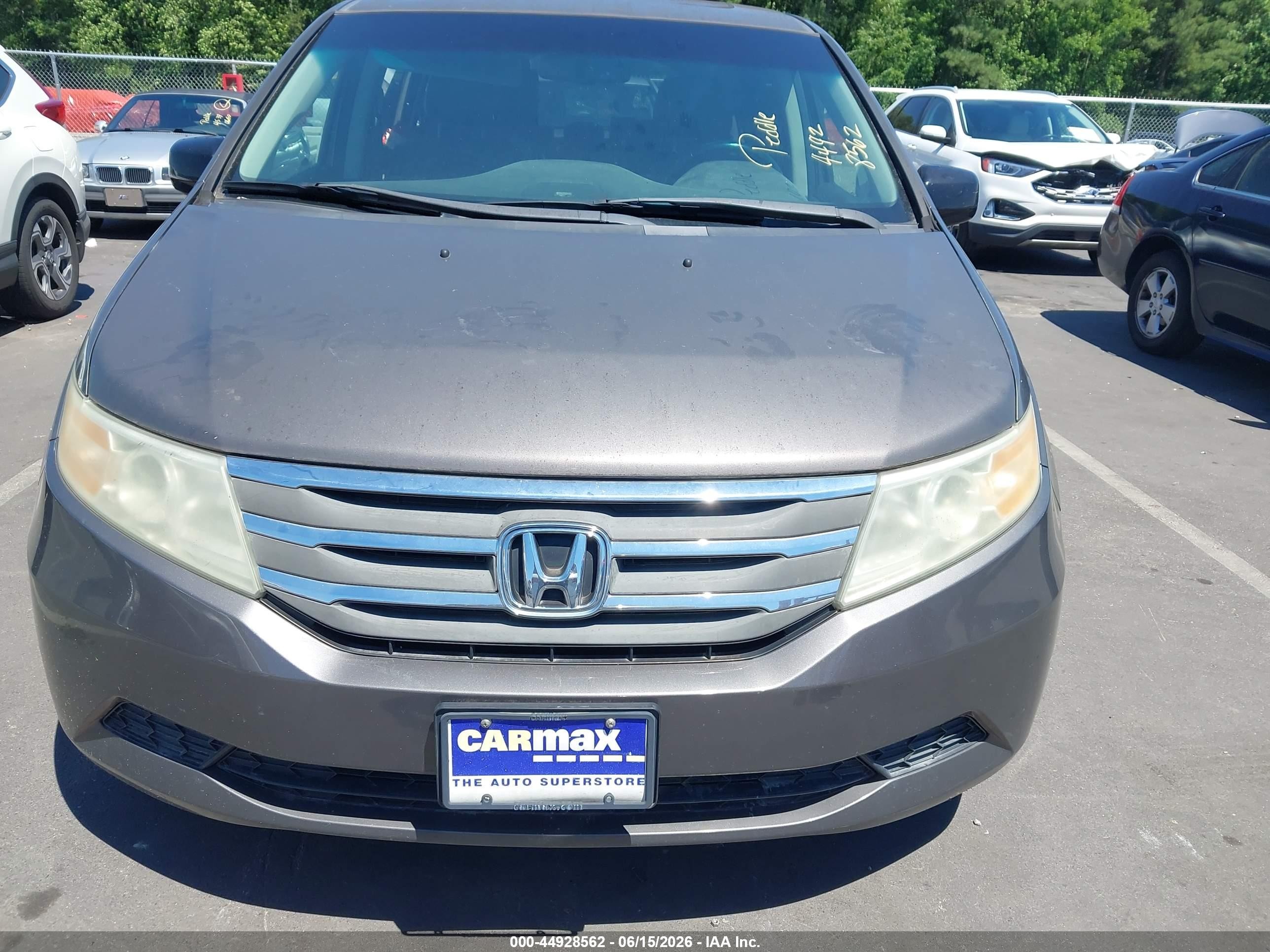 2011 Honda Odyssey Ex-l Gray vin: 5FNRL5H6XBB026730