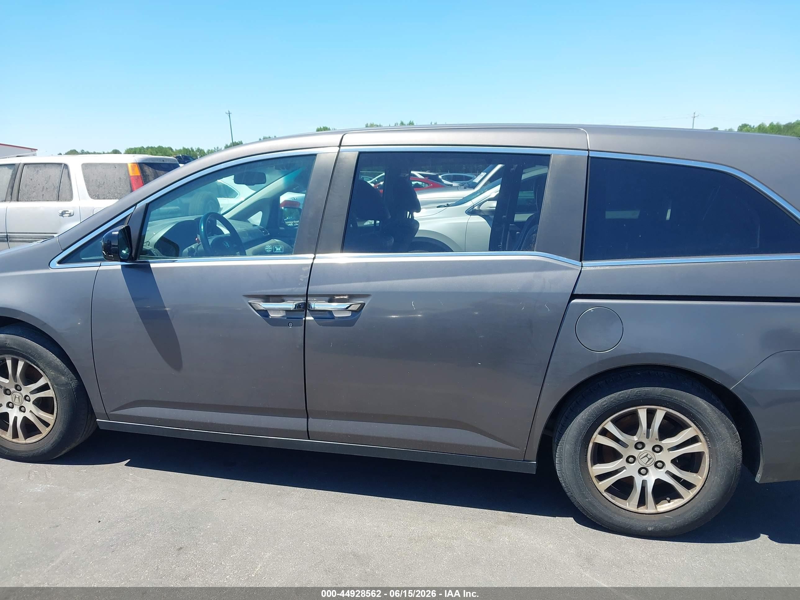 2011 Honda Odyssey Ex-l Gray vin: 5FNRL5H6XBB026730
