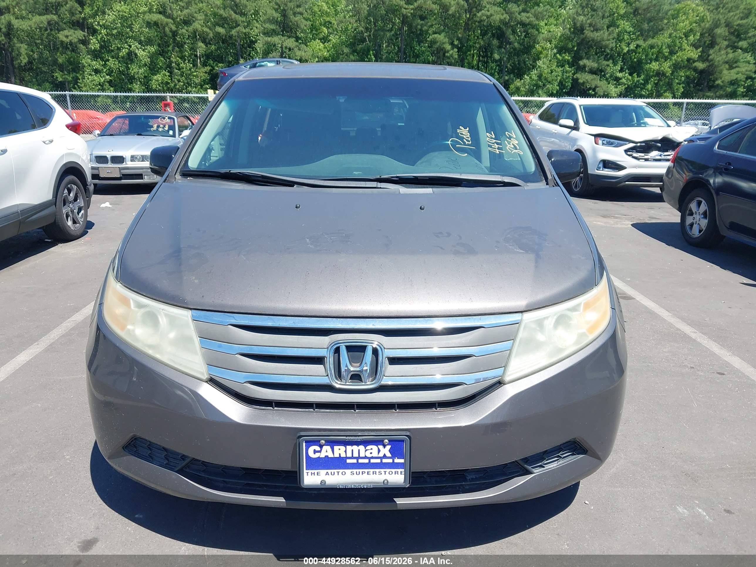 2011 Honda Odyssey Ex-l Gray vin: 5FNRL5H6XBB026730