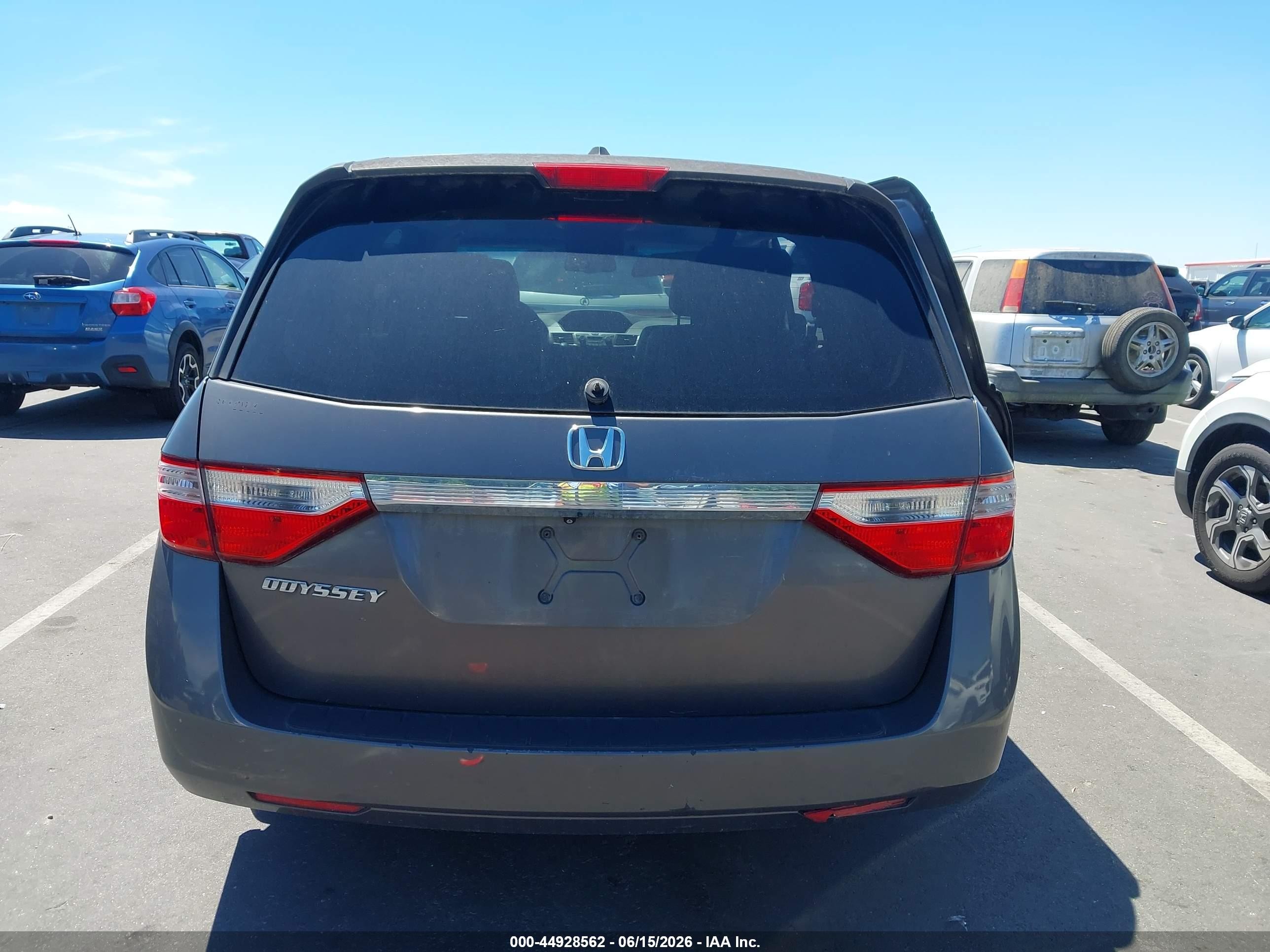 2011 Honda Odyssey Ex-l Gray vin: 5FNRL5H6XBB026730