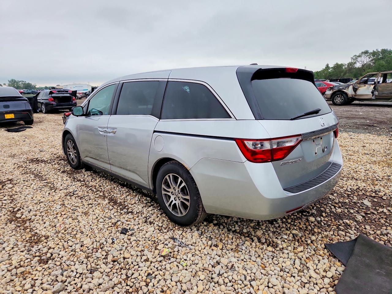 2011 Honda Odyssey Exl Silver vin: 5FNRL5H6XBB035864