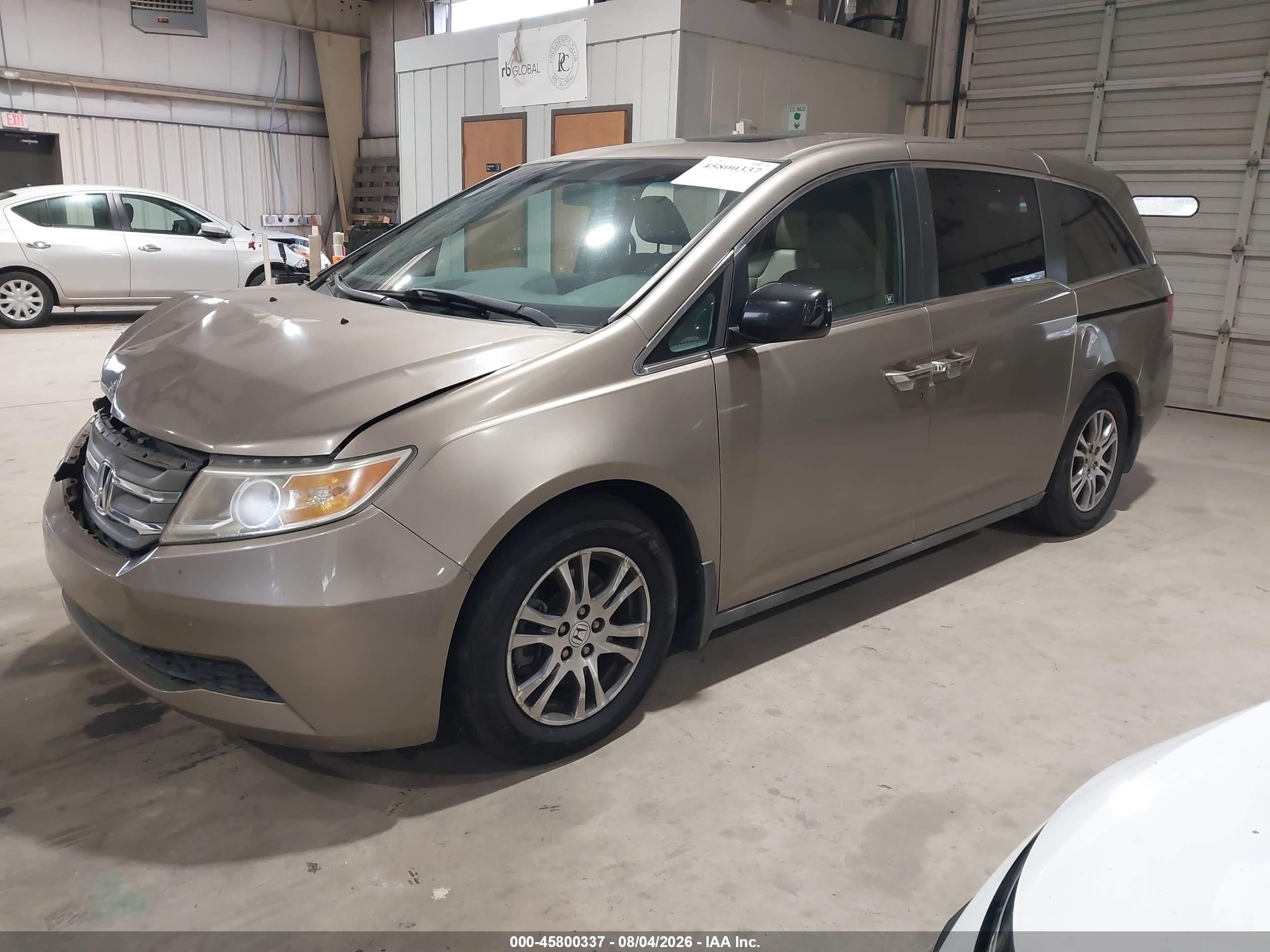 2011 Honda Odyssey Ex-l Бежевый vin: 5FNRL5H6XBB035976