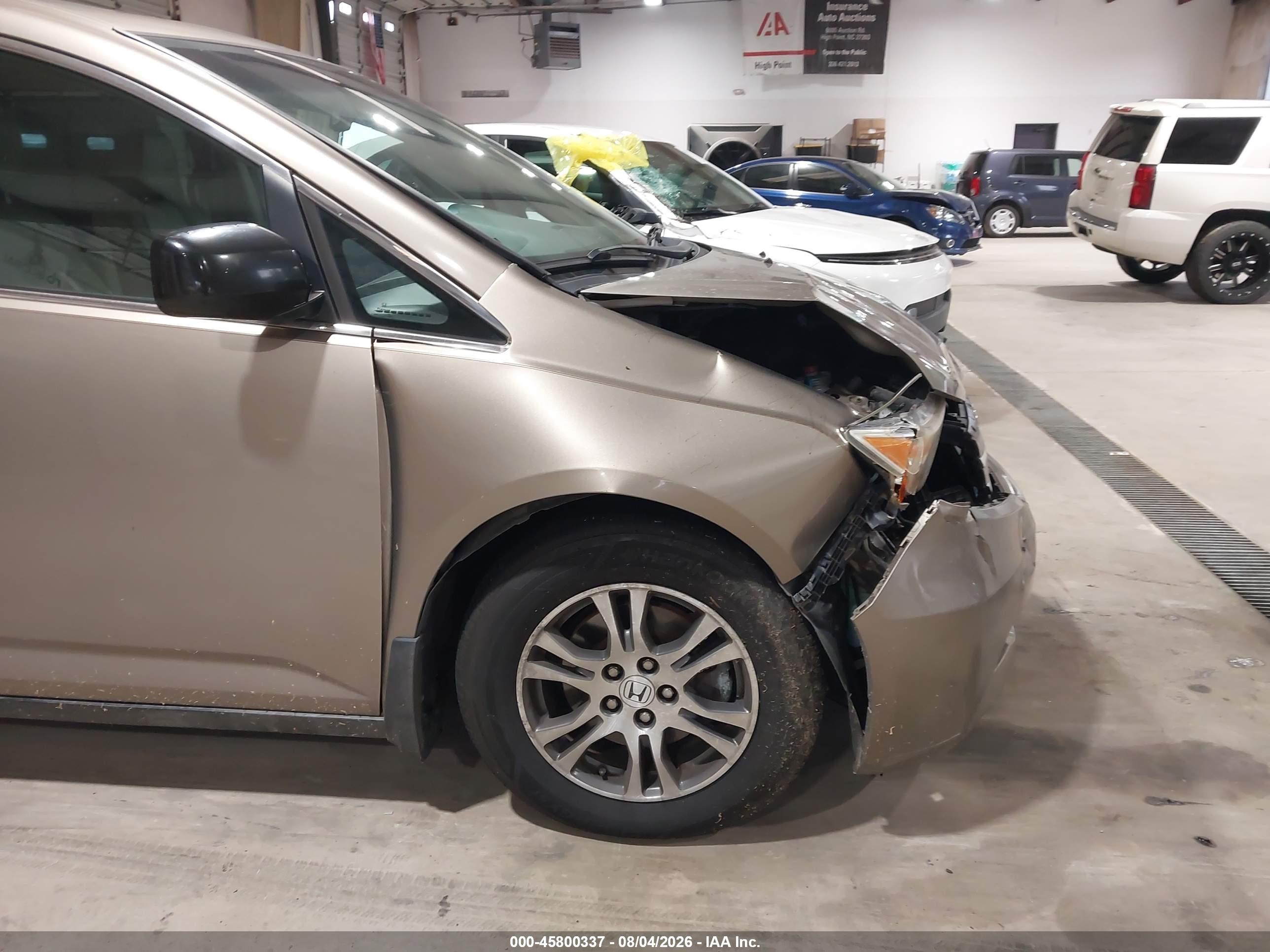 2011 Honda Odyssey Ex-l Бежевый vin: 5FNRL5H6XBB035976