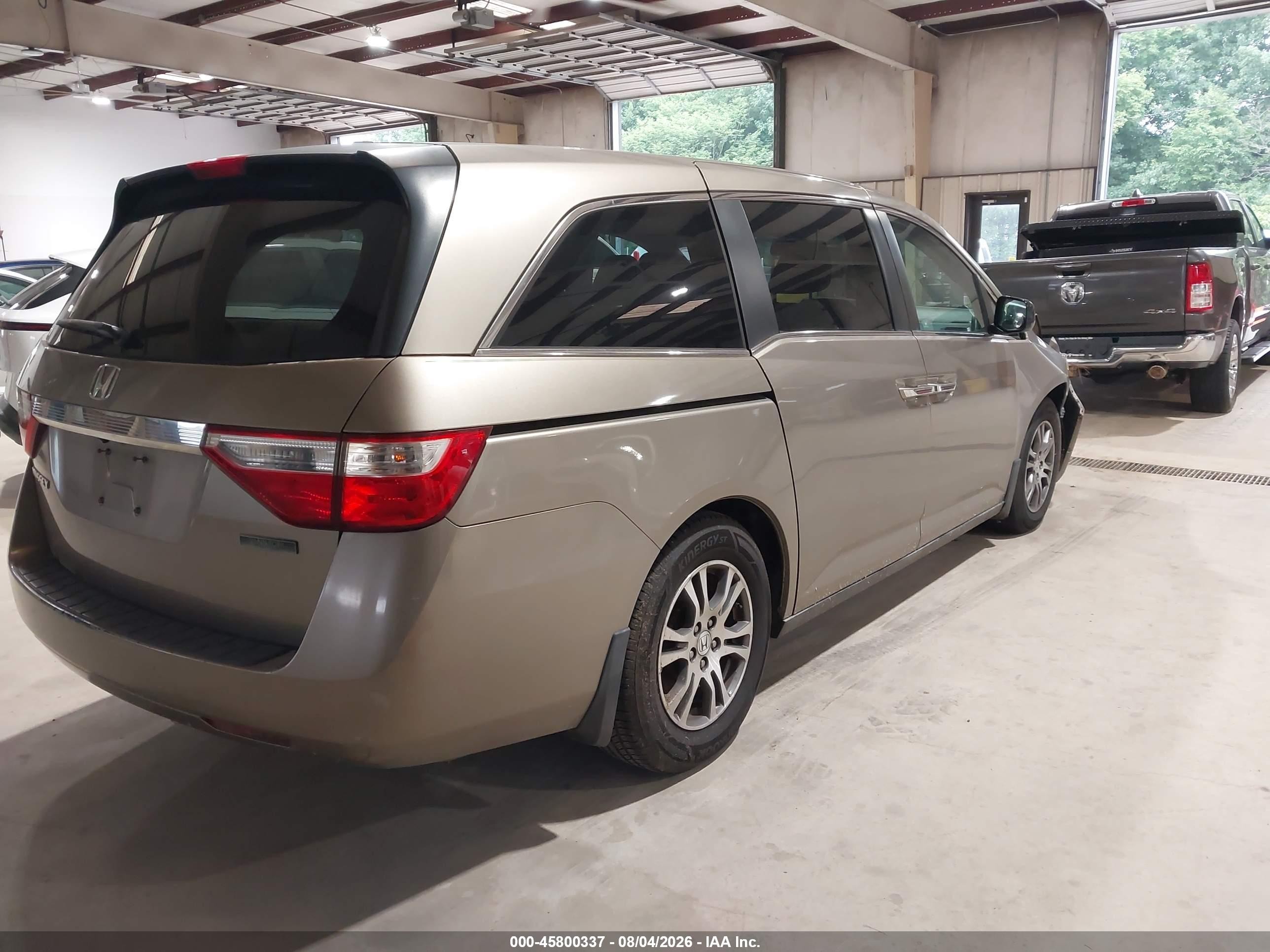 2011 Honda Odyssey Ex-l Бежевый vin: 5FNRL5H6XBB035976