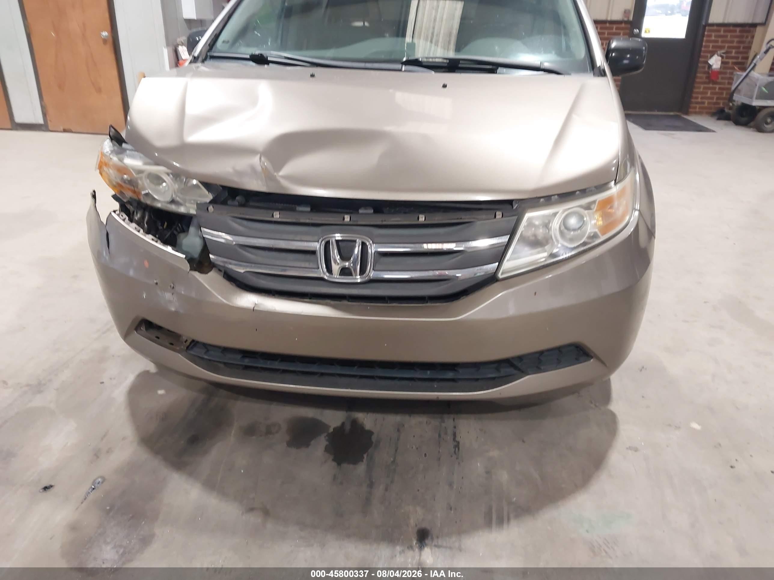 2011 Honda Odyssey Ex-l Бежевый vin: 5FNRL5H6XBB035976