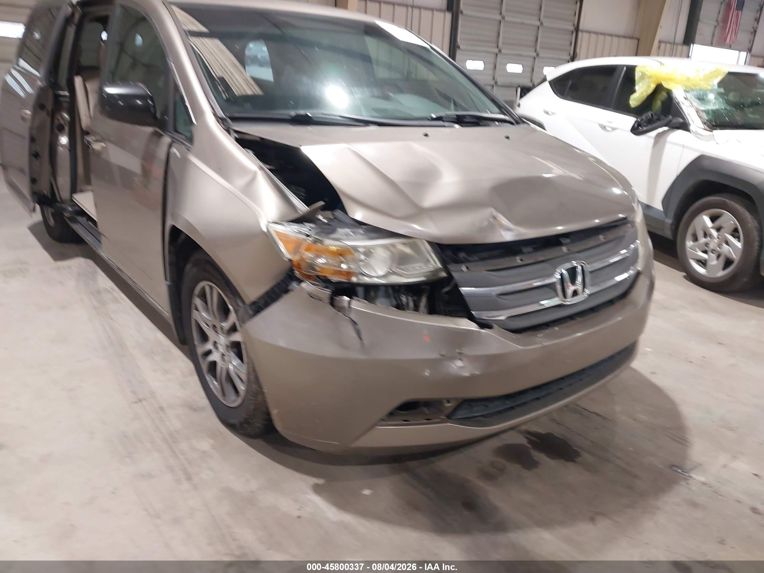 2011 Honda Odyssey Ex-l Бежевый vin: 5FNRL5H6XBB035976