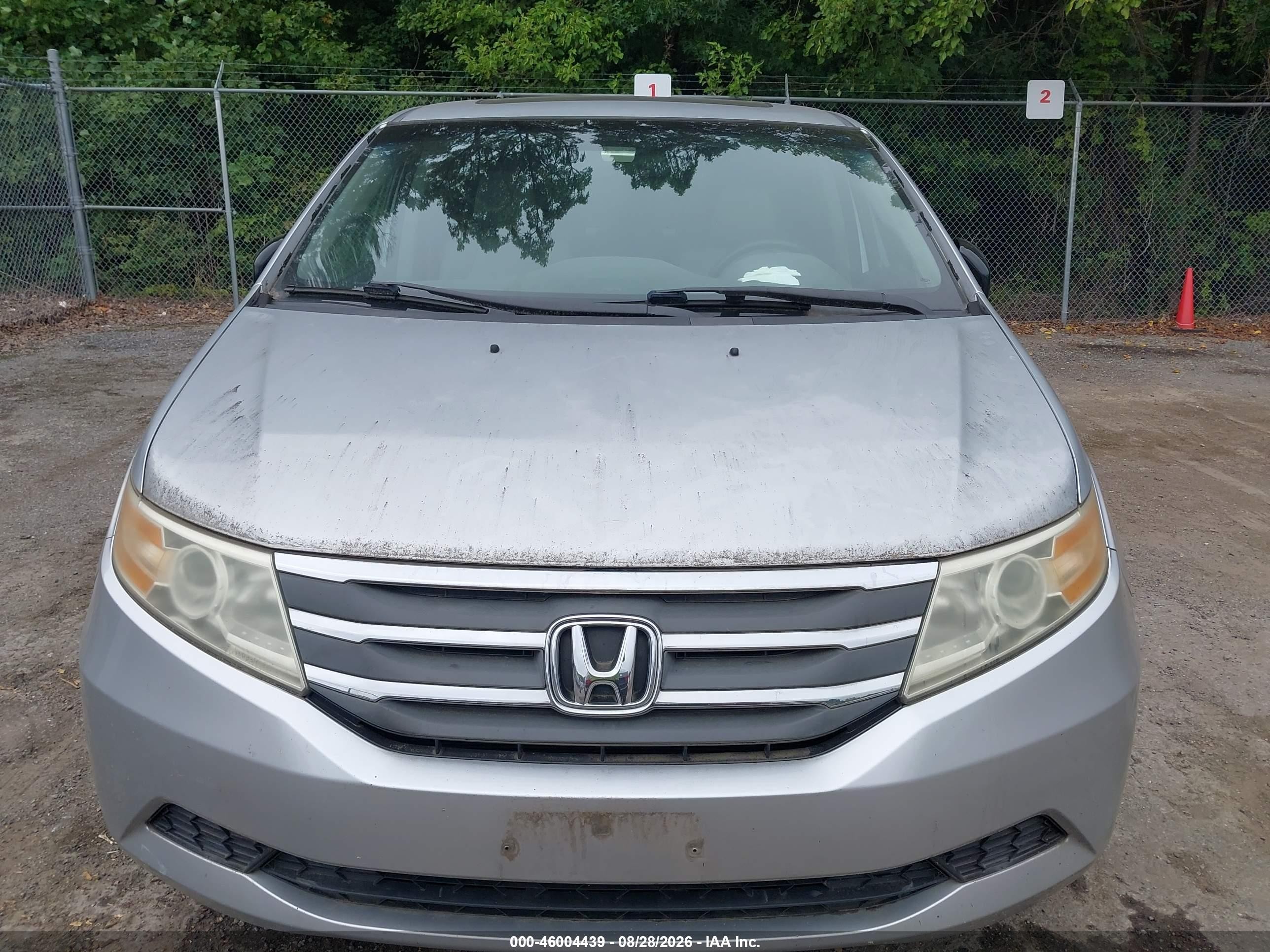 2011 Honda Odyssey Ex-l Silver vin: 5FNRL5H6XBB044595