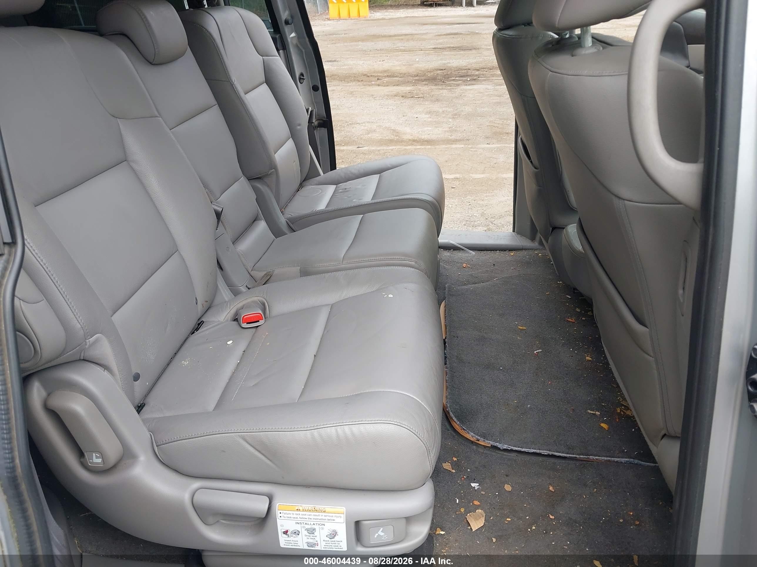 2011 Honda Odyssey Ex-l Silver vin: 5FNRL5H6XBB044595