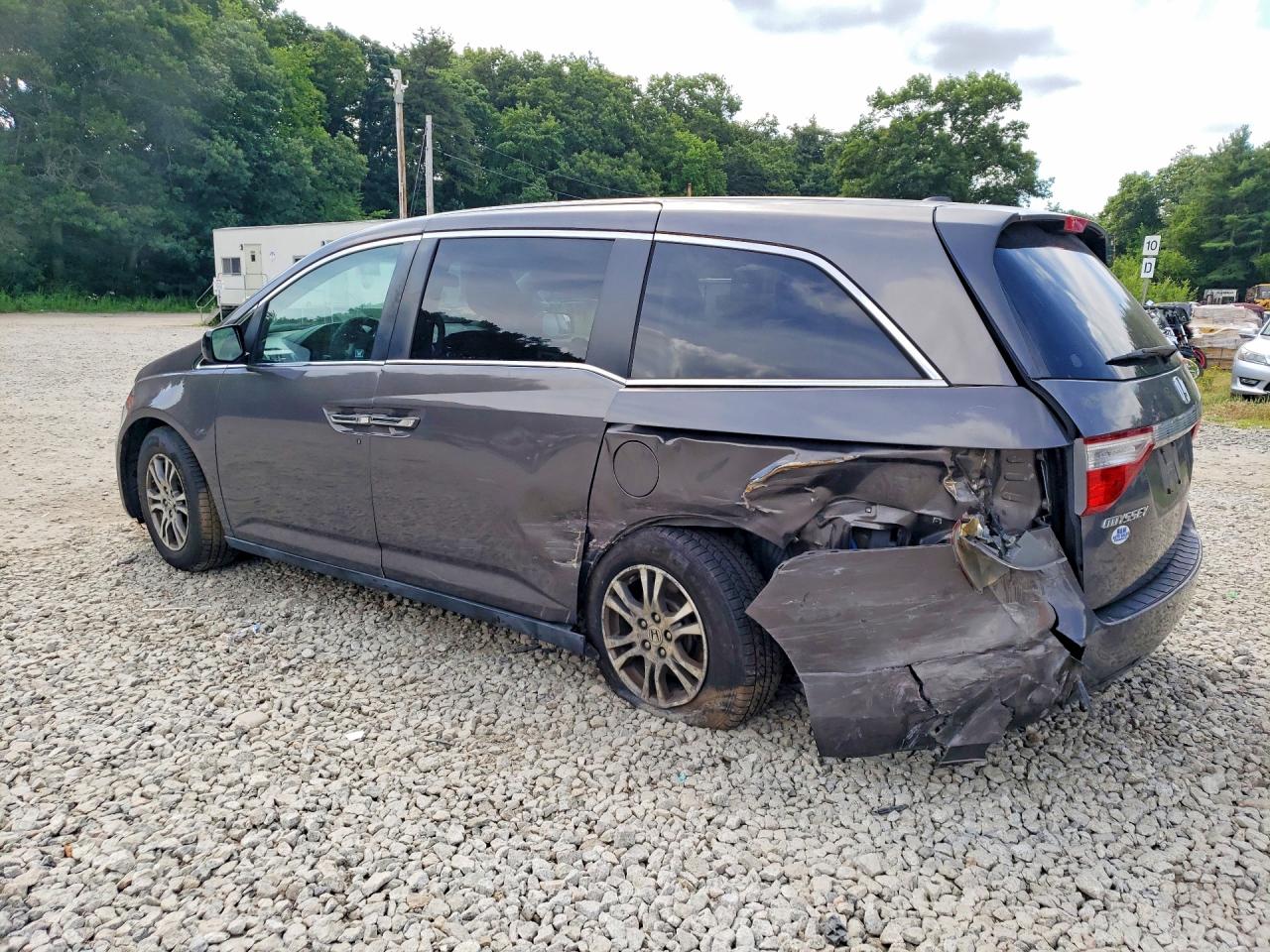 2011 Honda Odyssey Exl Gray vin: 5FNRL5H6XBB047769