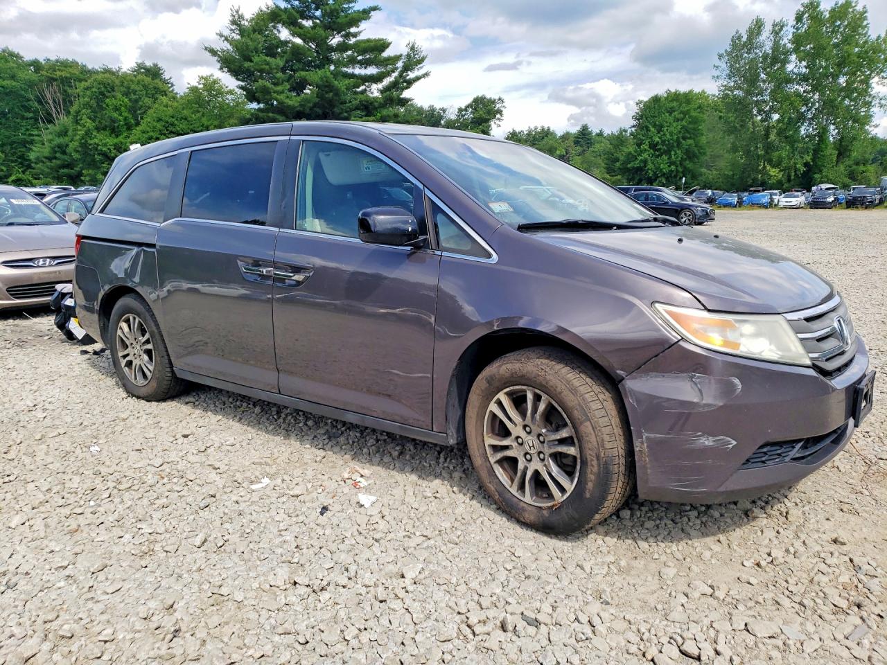 2011 Honda Odyssey Exl Gray vin: 5FNRL5H6XBB047769