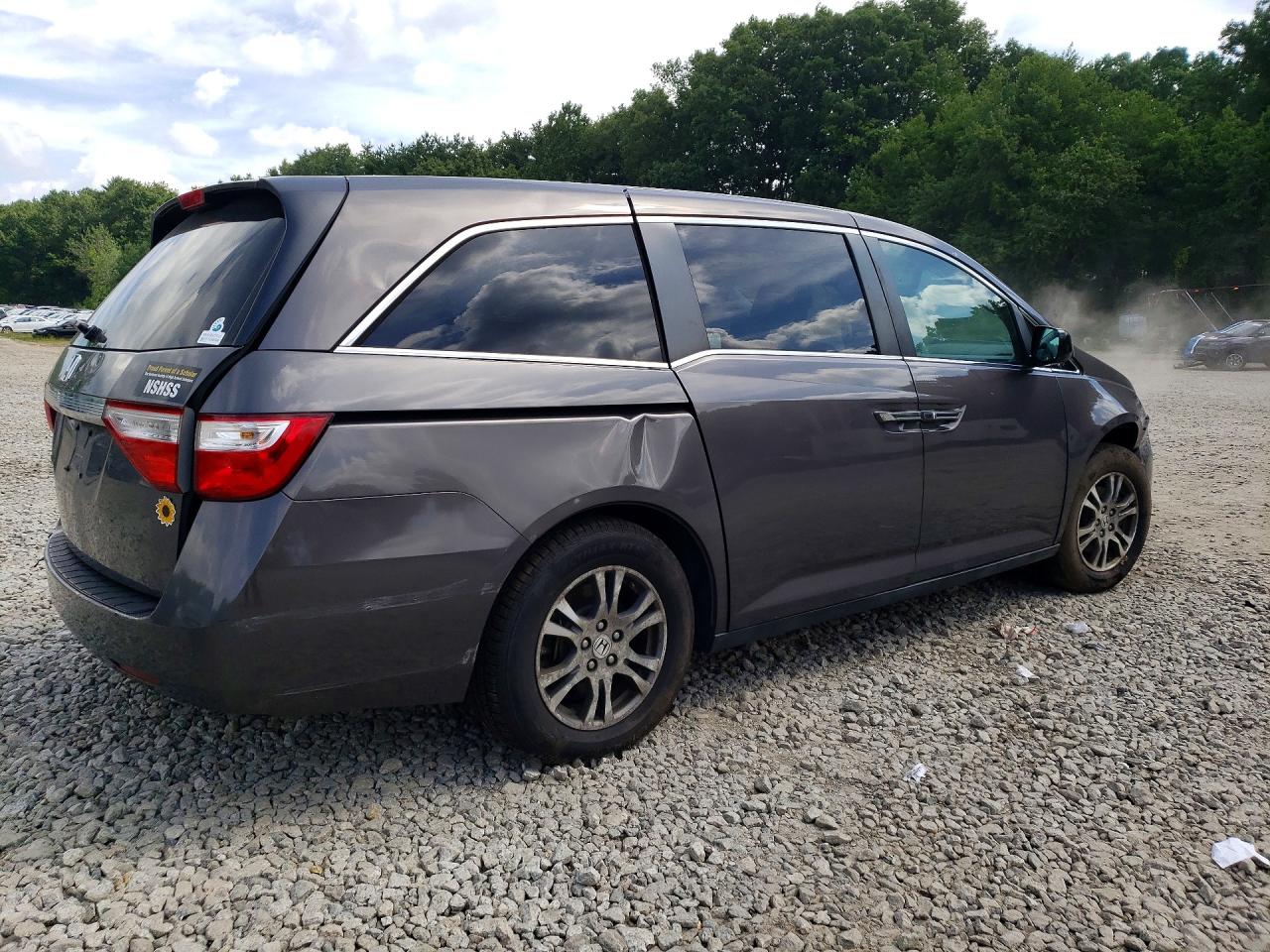 2011 Honda Odyssey Exl Gray vin: 5FNRL5H6XBB047769