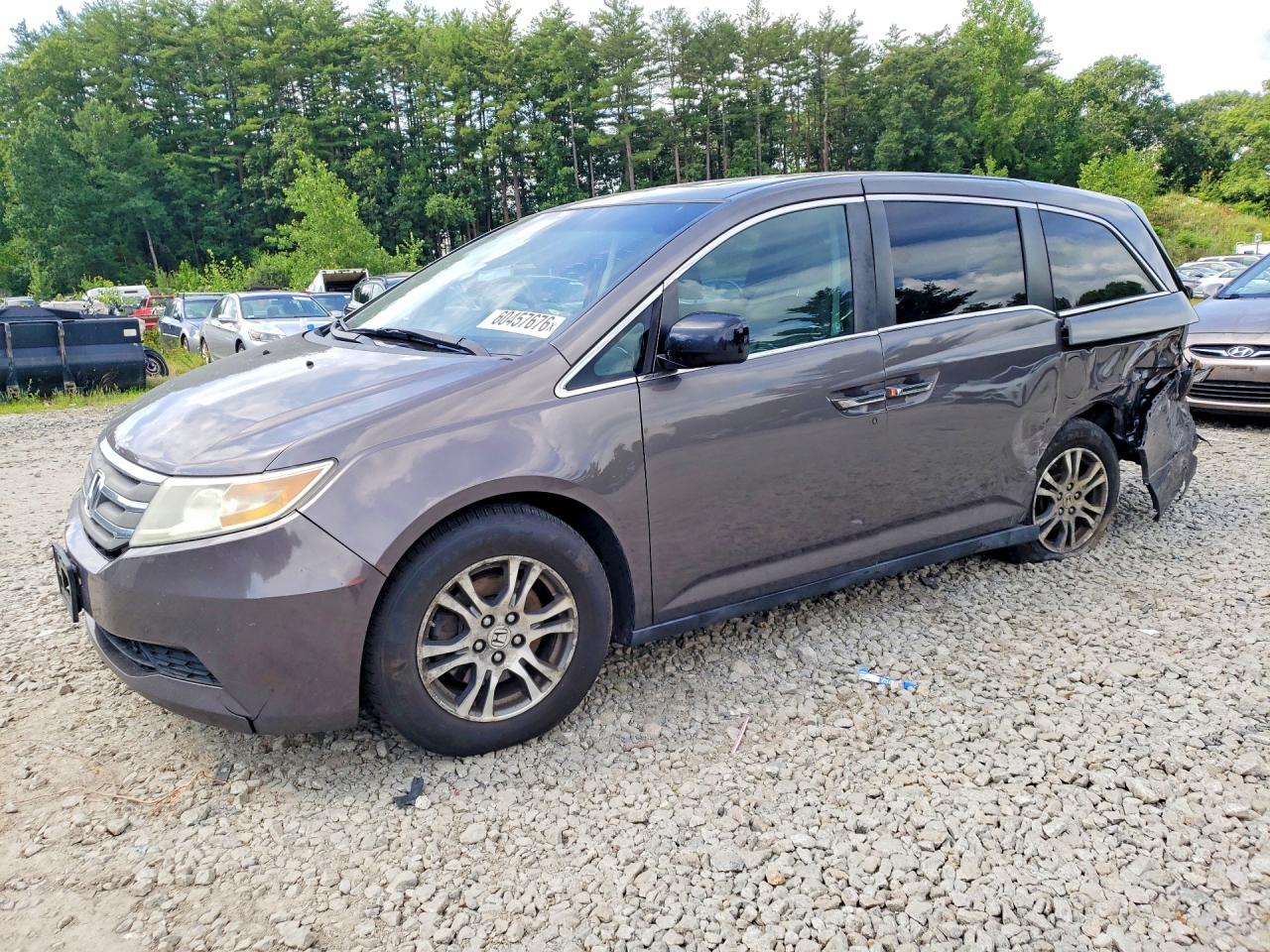 2011 Honda Odyssey Exl Gray vin: 5FNRL5H6XBB047769