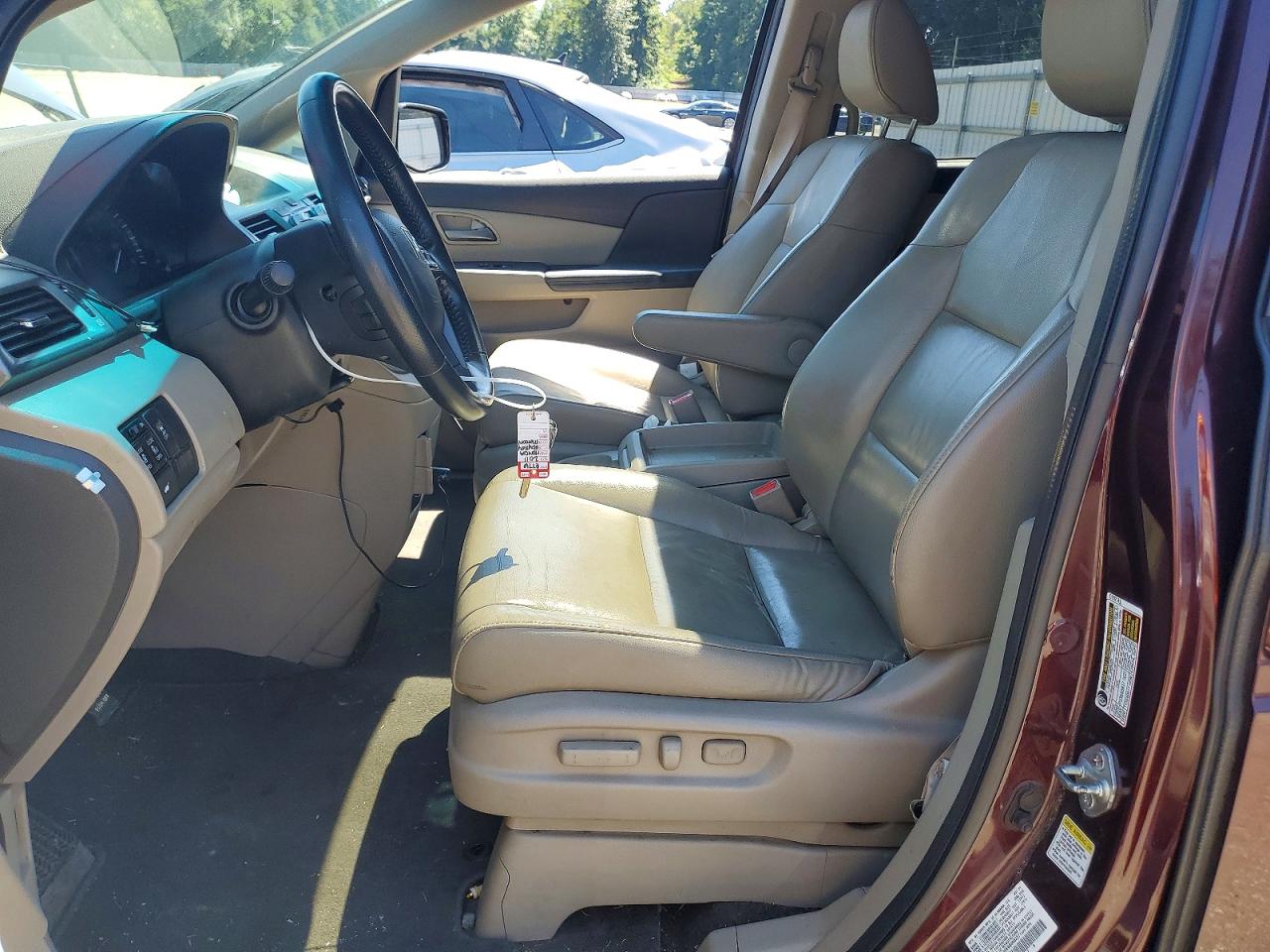 2011 Honda Odyssey Exl Темно-бордовый vin: 5FNRL5H6XBB058237