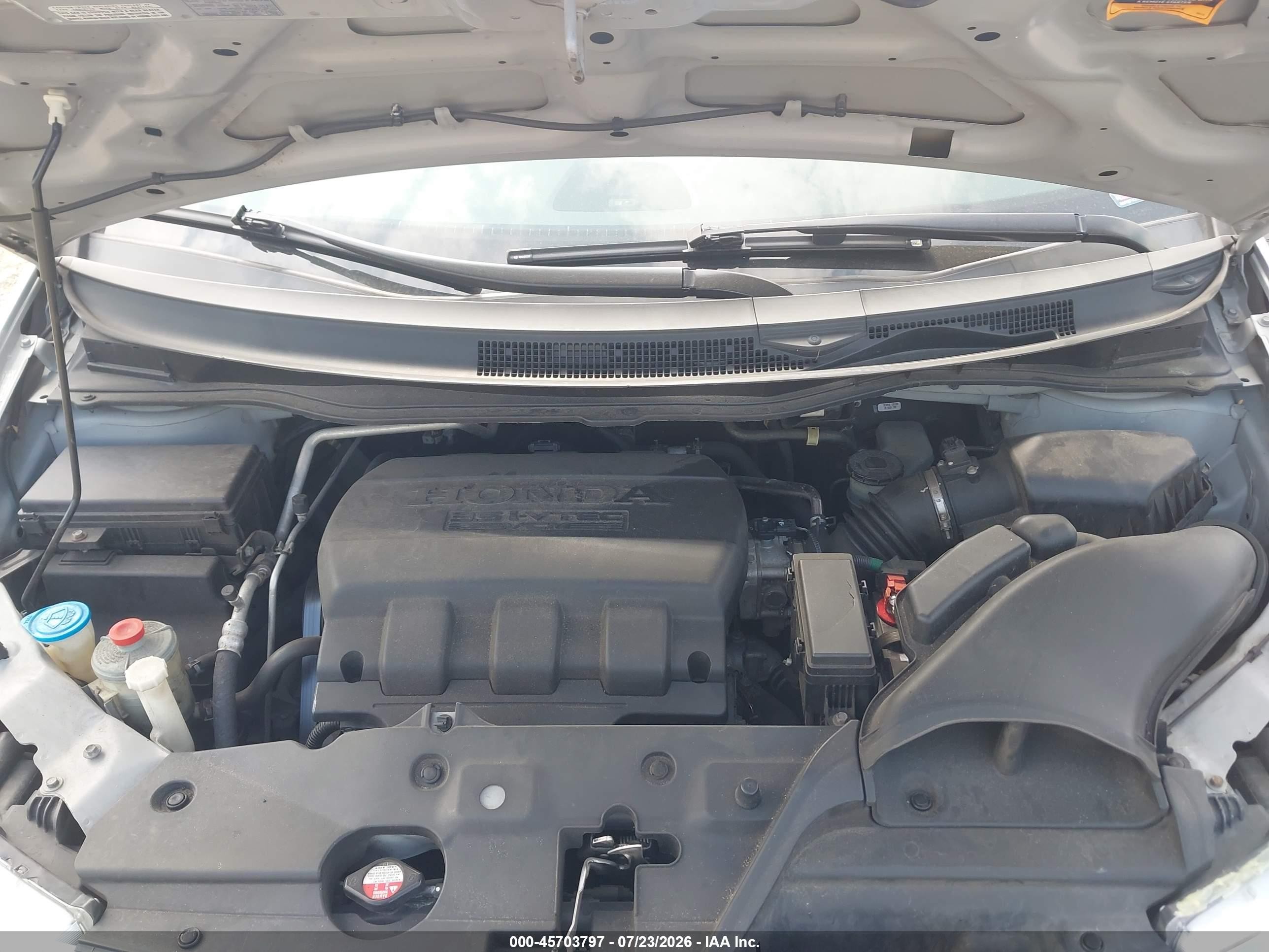 2011 Honda Odyssey Ex-l Silver vin: 5FNRL5H6XBB059078
