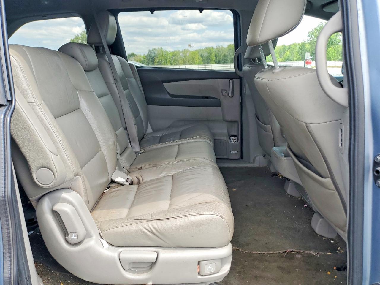 2011 Honda Odyssey Exl Blue vin: 5FNRL5H6XBB060828