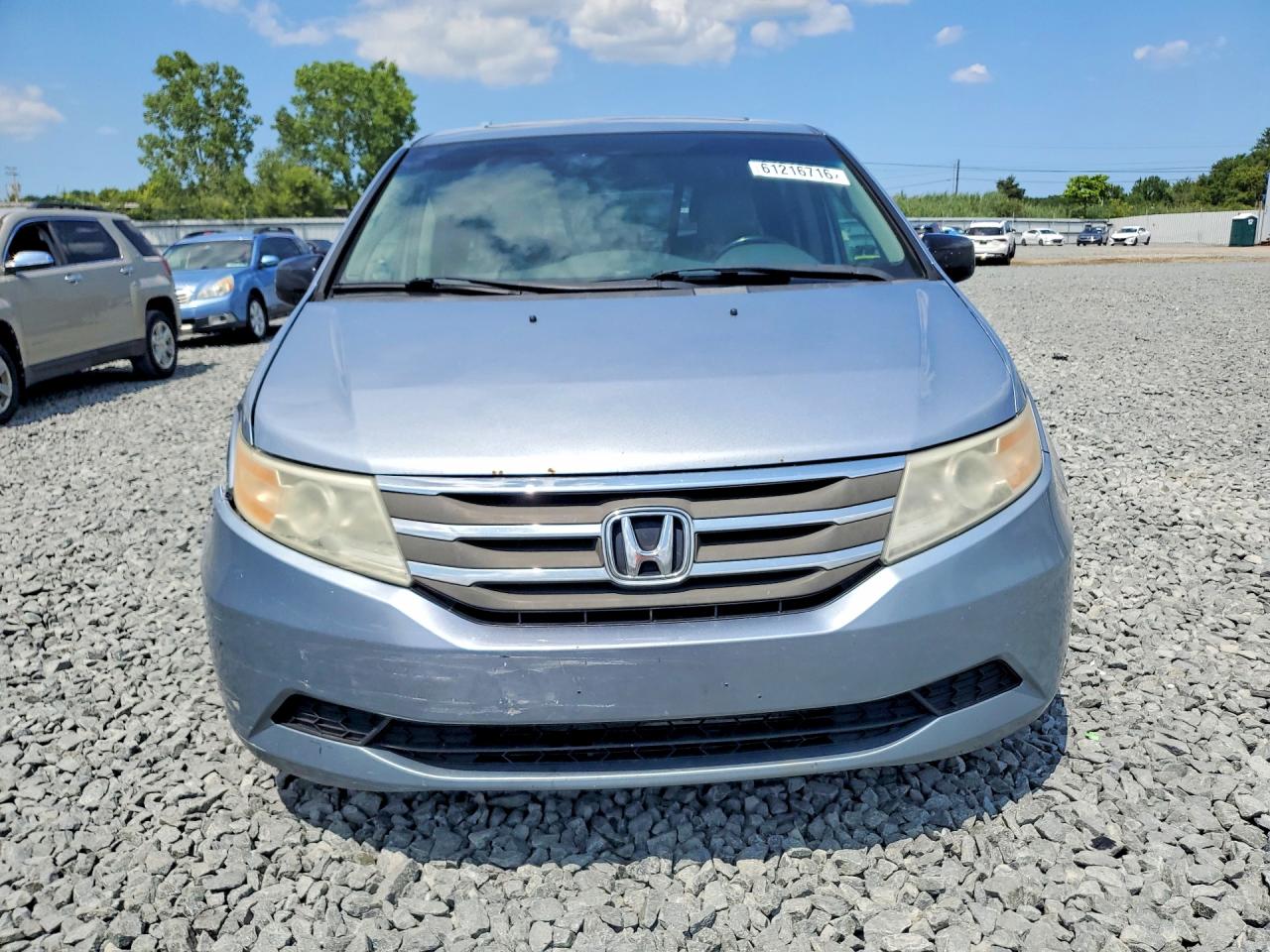 2011 Honda Odyssey Exl Blue vin: 5FNRL5H6XBB060828