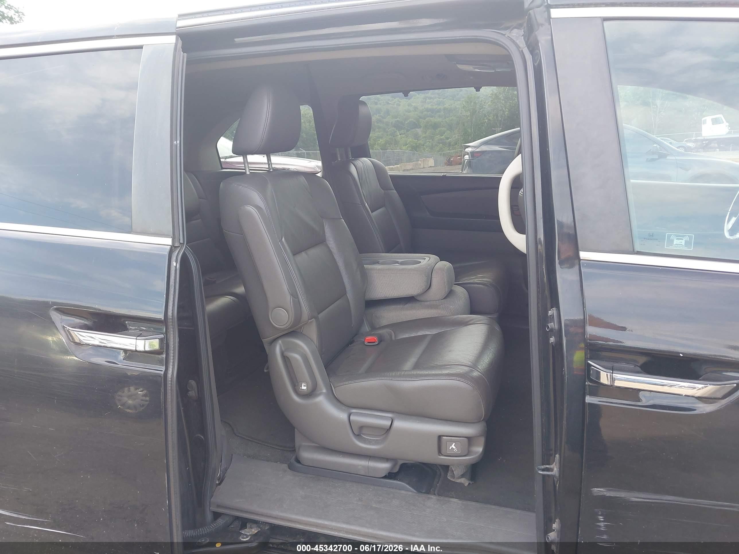 2011 Honda Odyssey Ex-l Black vin: 5FNRL5H6XBB069139