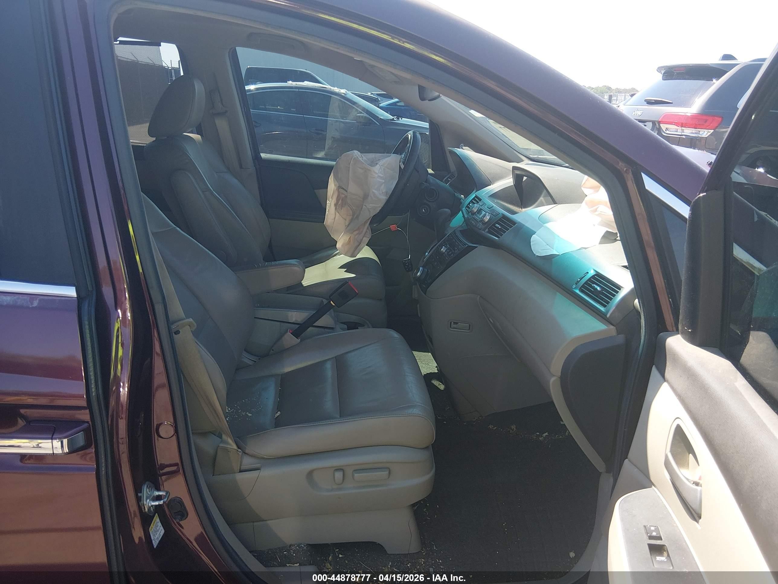 2011 Honda Odyssey Ex-l Бордовый vin: 5FNRL5H6XBB078875