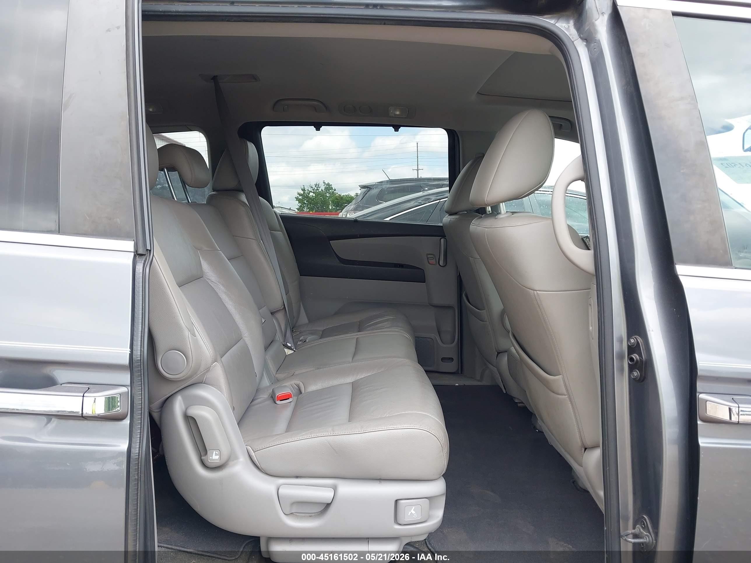 2011 Honda Odyssey Ex-l Gray vin: 5FNRL5H6XBB097815