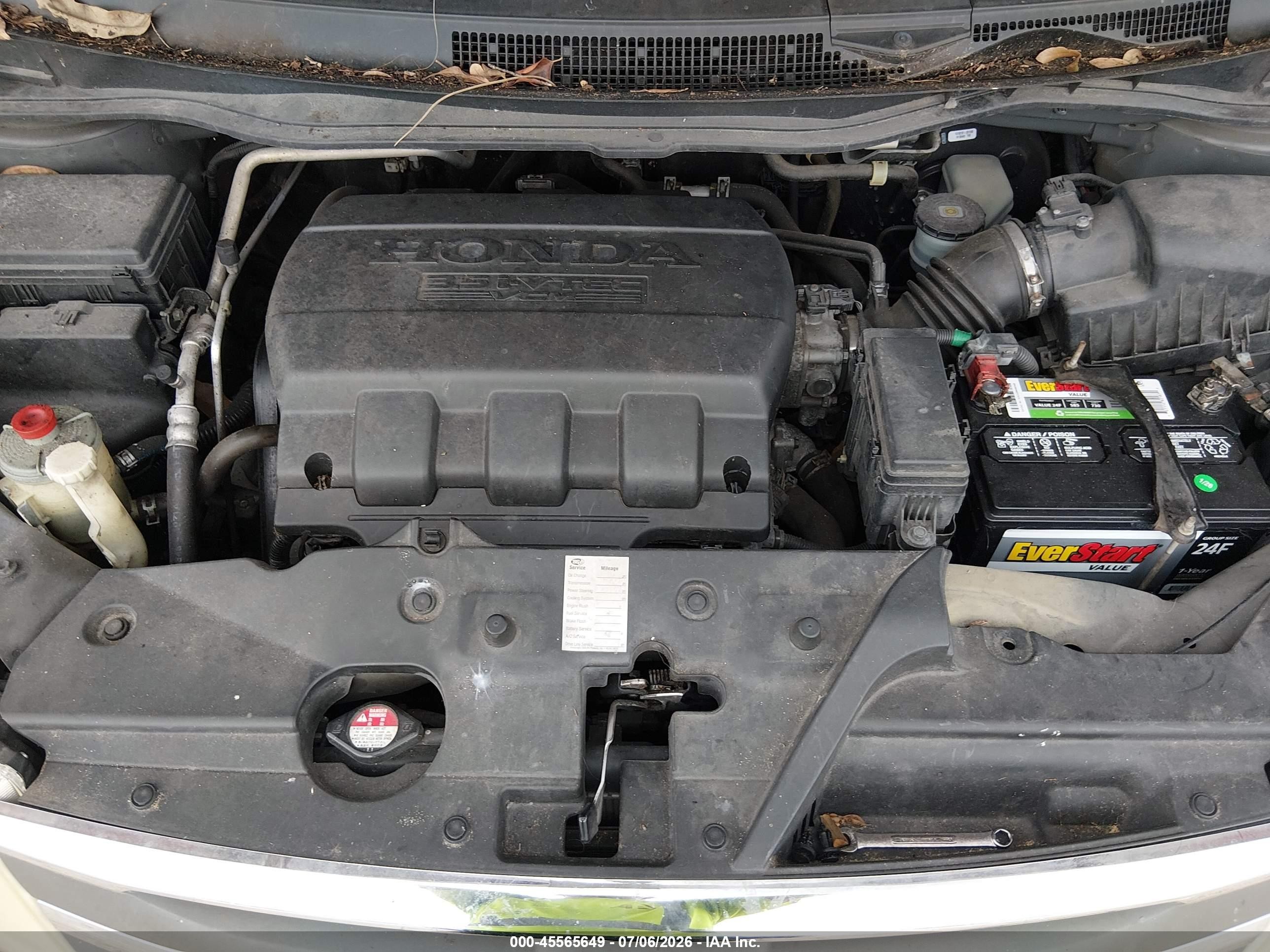 2011 Honda Odyssey Ex-l Gray vin: 5FNRL5H6XBB099094