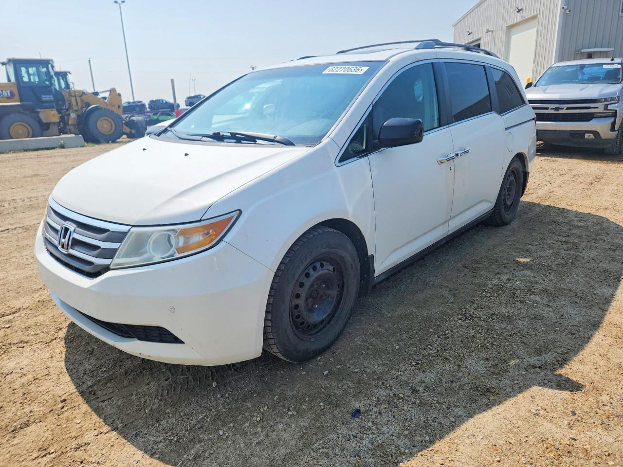 2011 Honda Odyssey Exl White vin: 5FNRL5H6XBB501065
