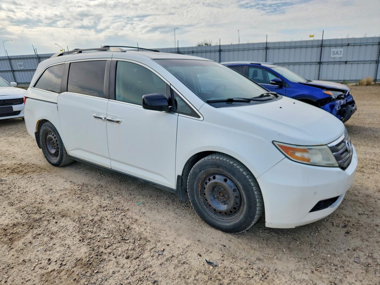 2011 Honda Odyssey Exl White vin: 5FNRL5H6XBB501065