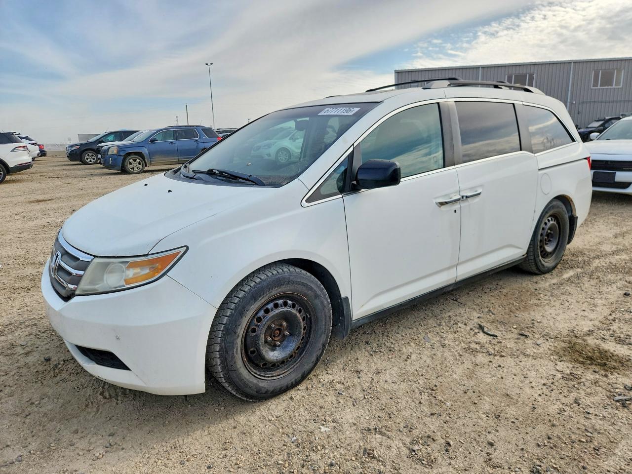 2011 Honda Odyssey Exl White vin: 5FNRL5H6XBB501065