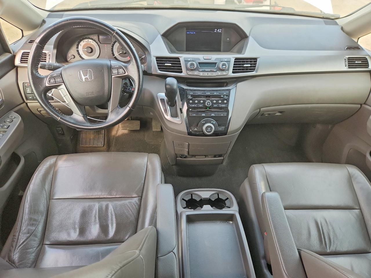 2011 Honda Odyssey Exl White vin: 5FNRL5H6XBB501065