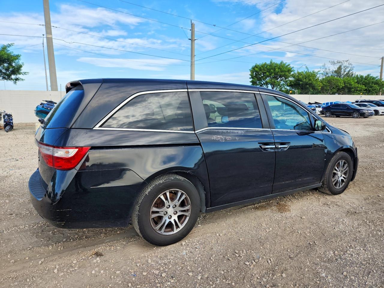 2012 Honda Odyssey Exl Black vin: 5FNRL5H6XCB006043